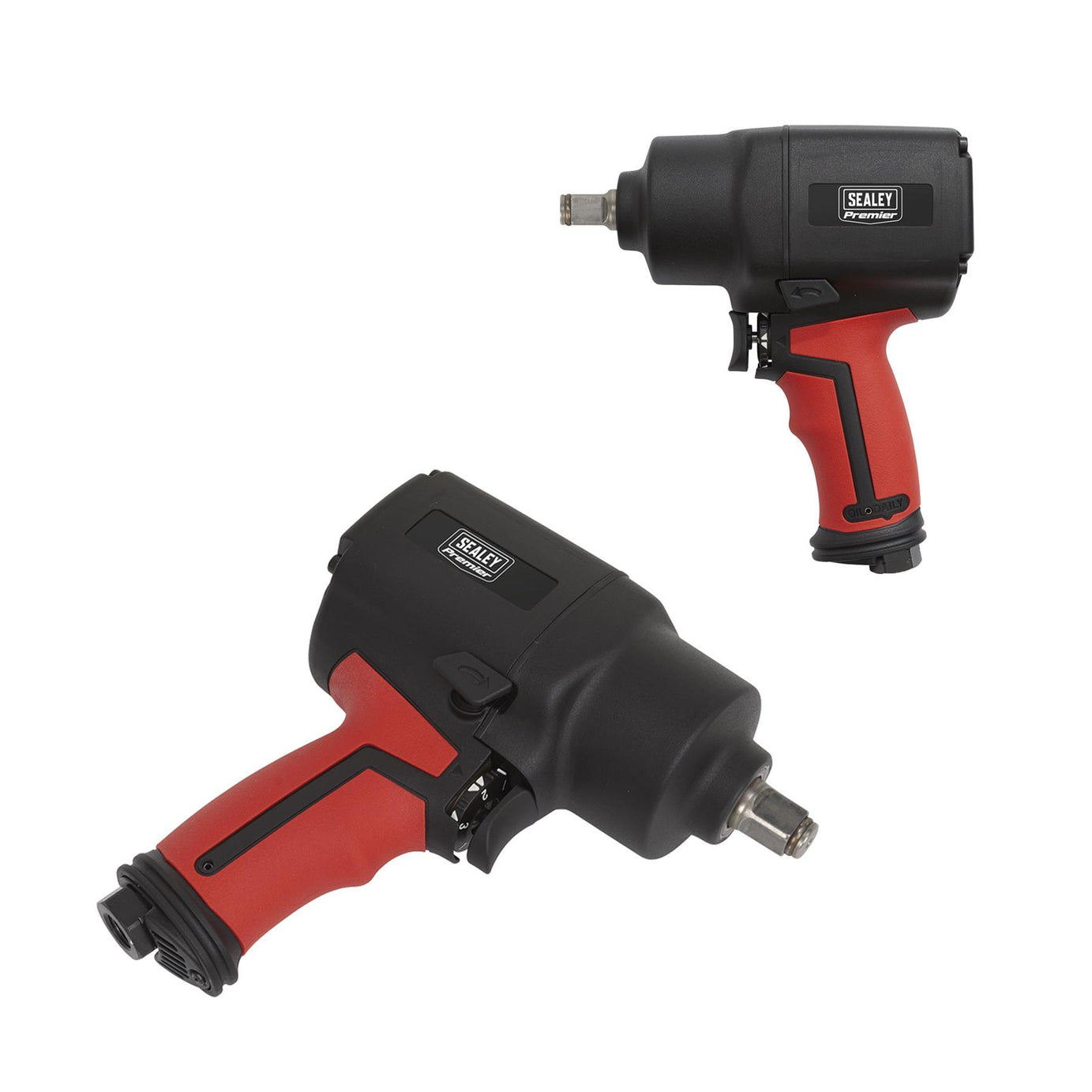 Sealey Air Impact Wrench 1/2"Sq Drive Twin Hammer Durability & Lightweight