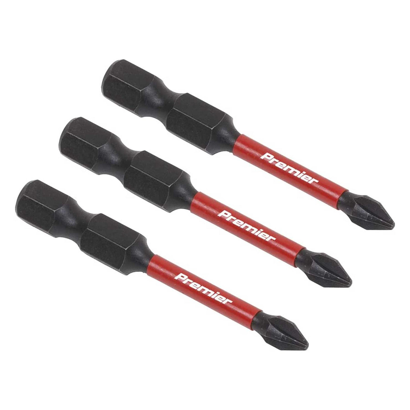 Phillips #1 Impact Power Tool Bits 50mm - 3pc