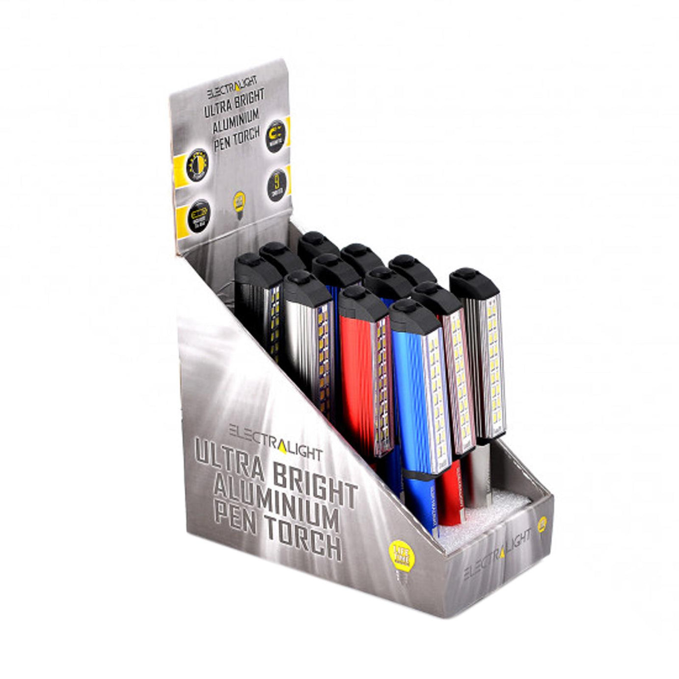 BlueSpot Electralight Ultra Bright Magnetic SMD Pocket Pen Torch Light with Batteries