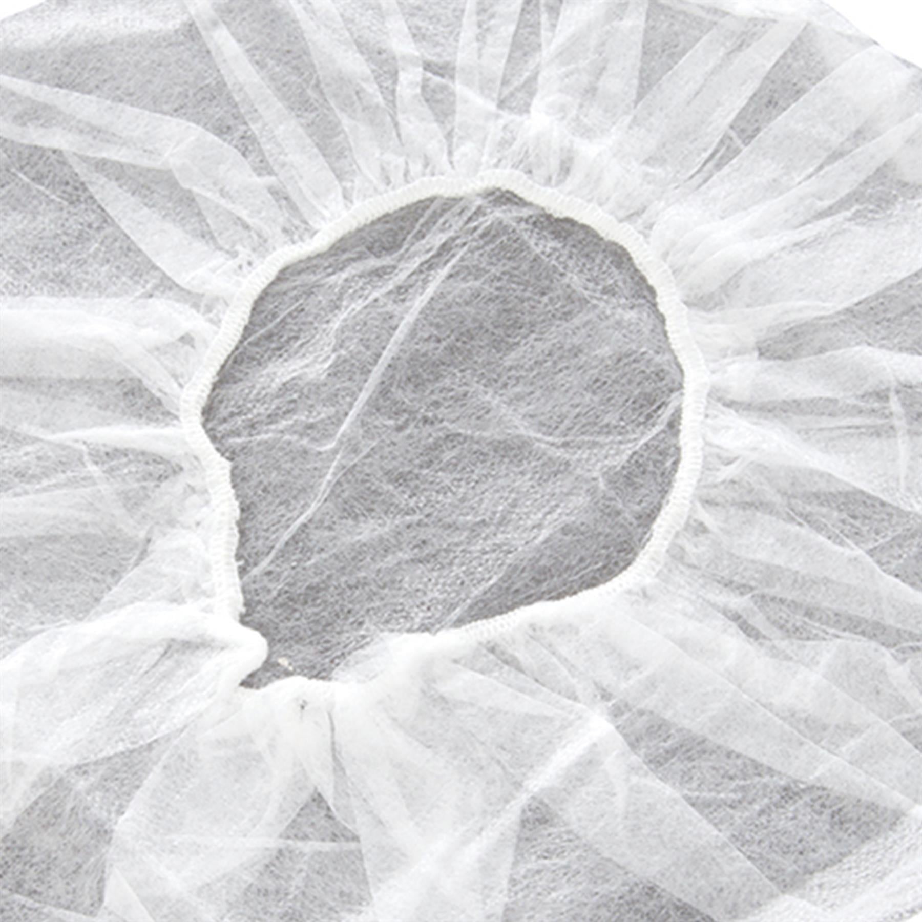 Hair Net 100pk Disposable Elasticated Nets Hairnets Polypropylene New