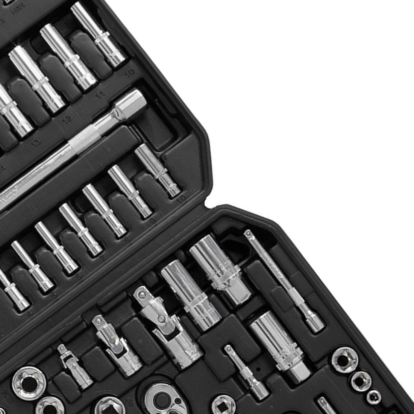 Sealey Socket Set 171pc 1/4", 3/8" & 1/2"Sq Drive WallDrive Metric