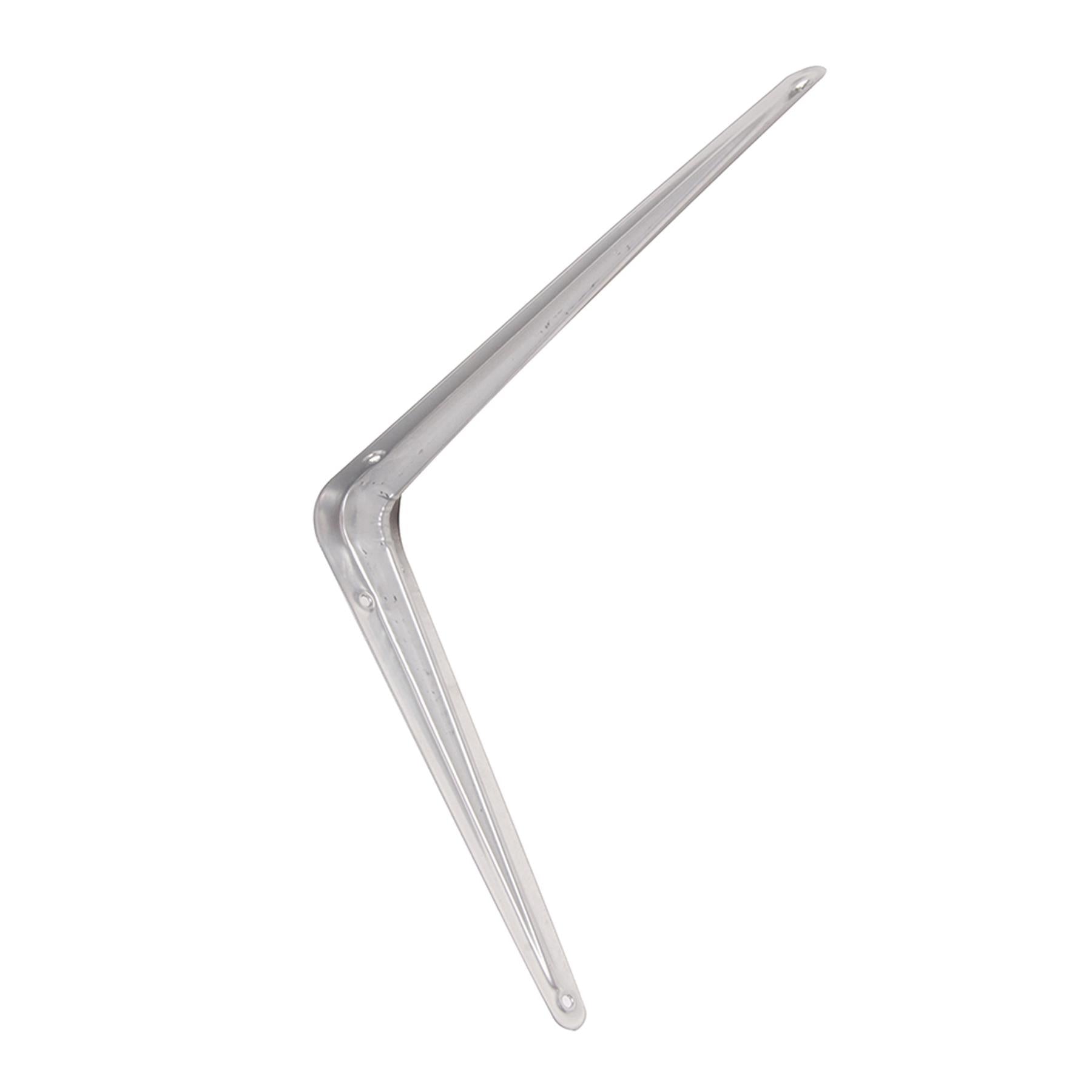 20Pce London Grey Shelf Bracket Display Box - 250 X 200mm Light To Medium Weight