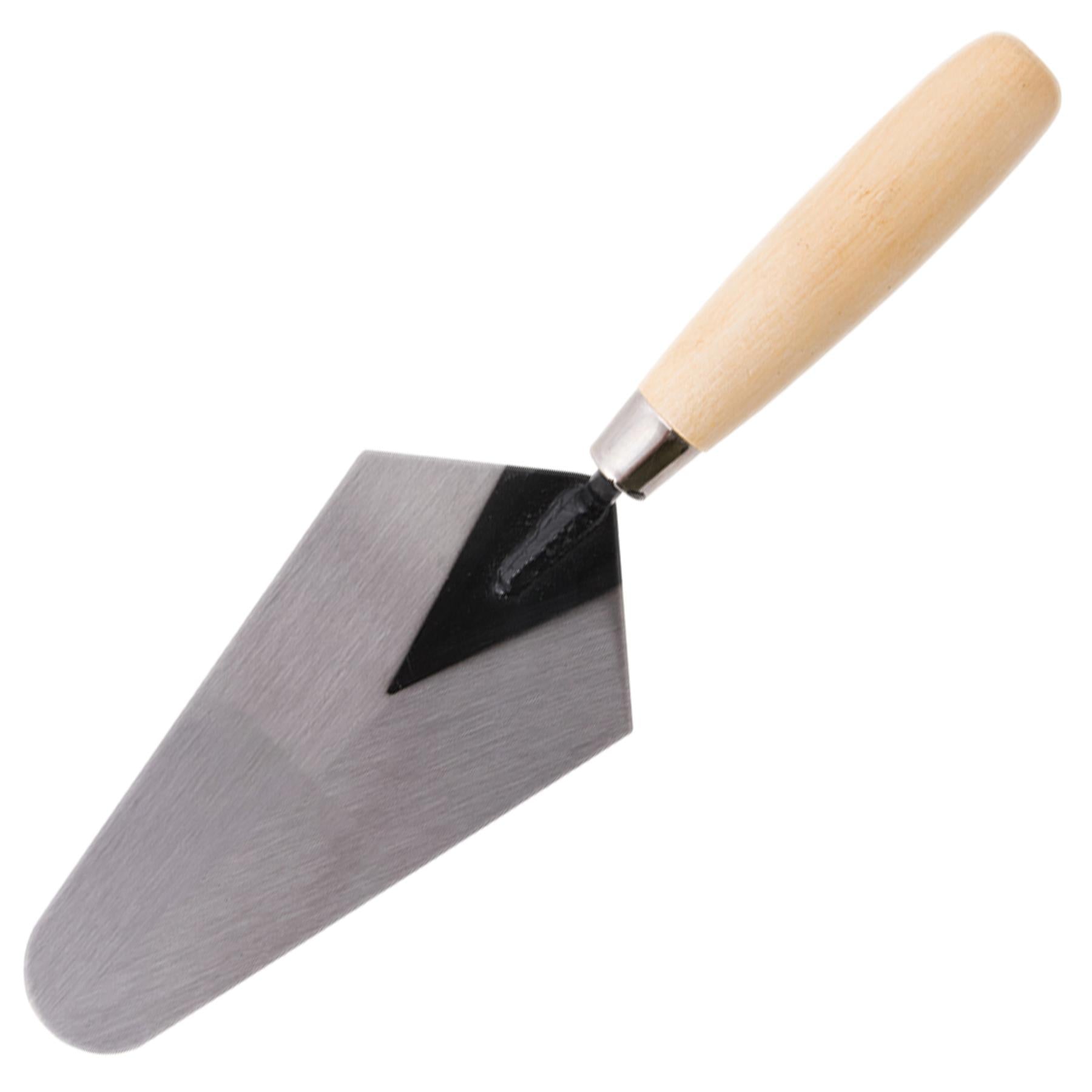 Gauging Trowel 180mm brick Laying Smoothing Cement Motar Comfort Wood Handle