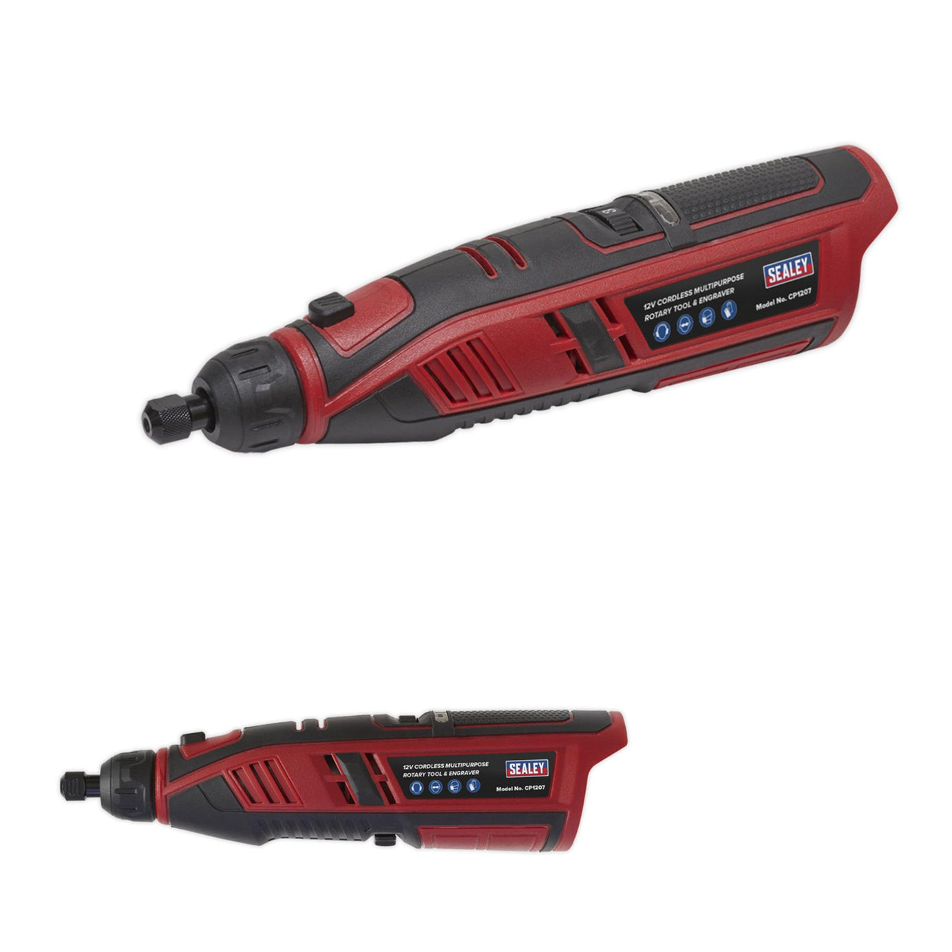 Sealey Cordless Multipurpose Rotary Tool & Engraver Kit 49pc 12V Li