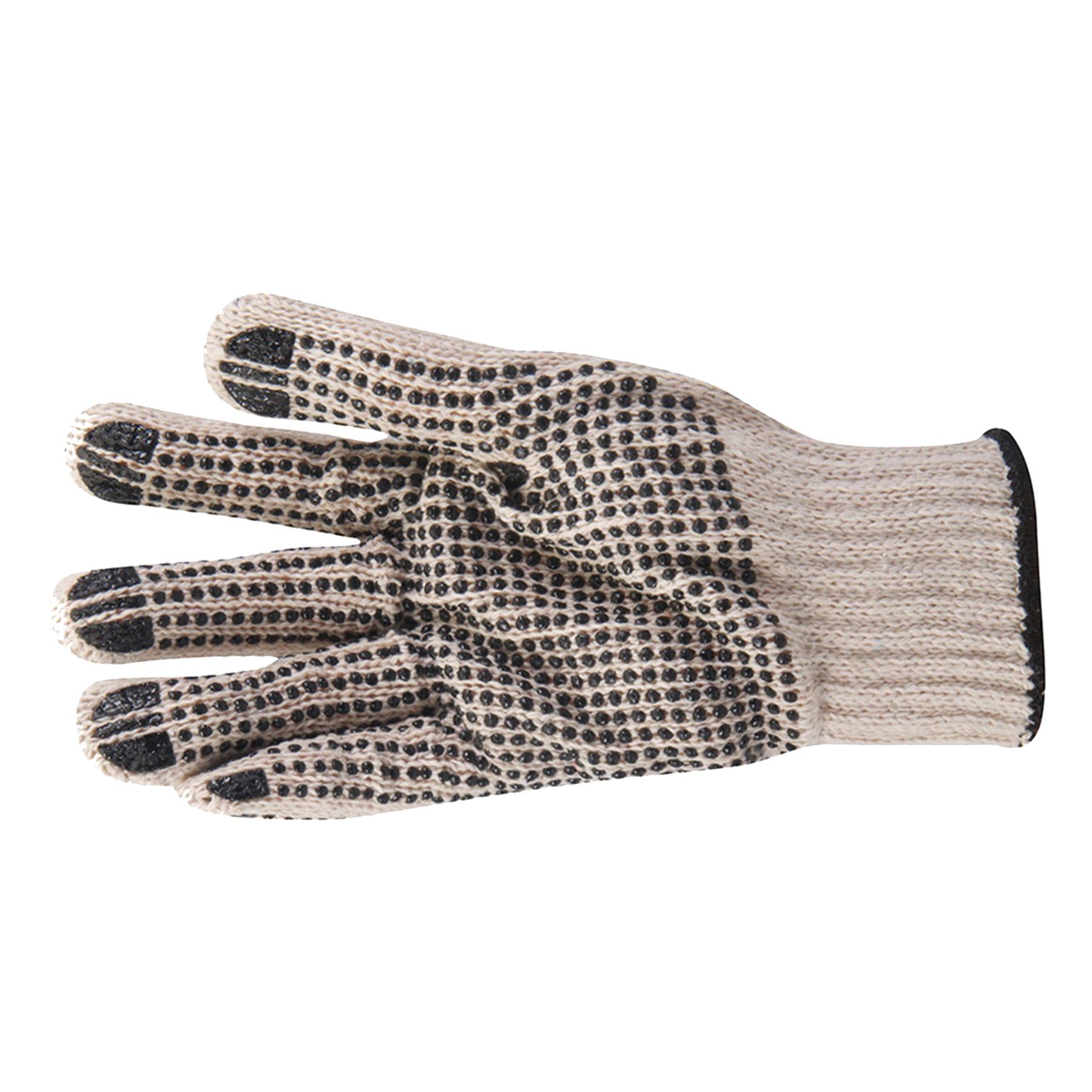 5 X Double-Sided Dot Gloves Comfortable PVC Dot Coat Construction General Use
