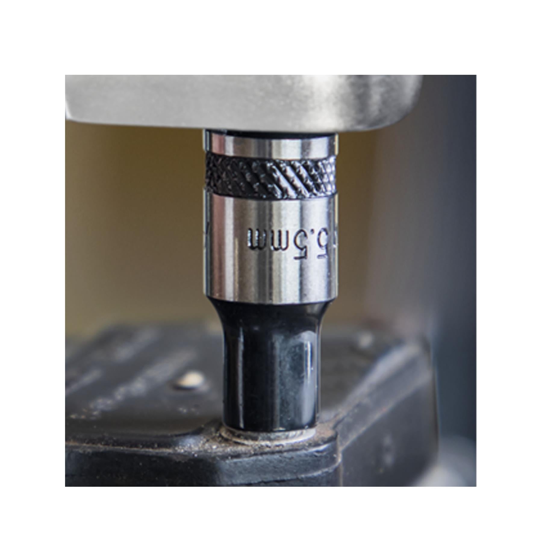 Sealey Socket Set 13pc 1/4"Sq Drive Metric - Black Series