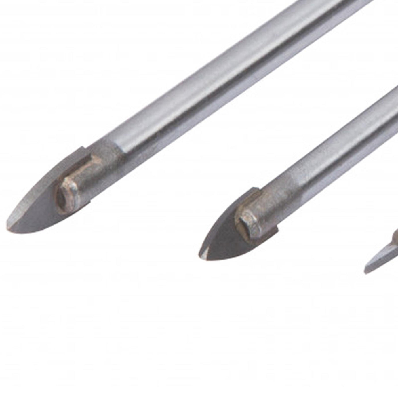 BlueSpot 4Pcs TILE & GLASS DRILL BIT SET Ceramic/Mirror Tungsten Spear Head