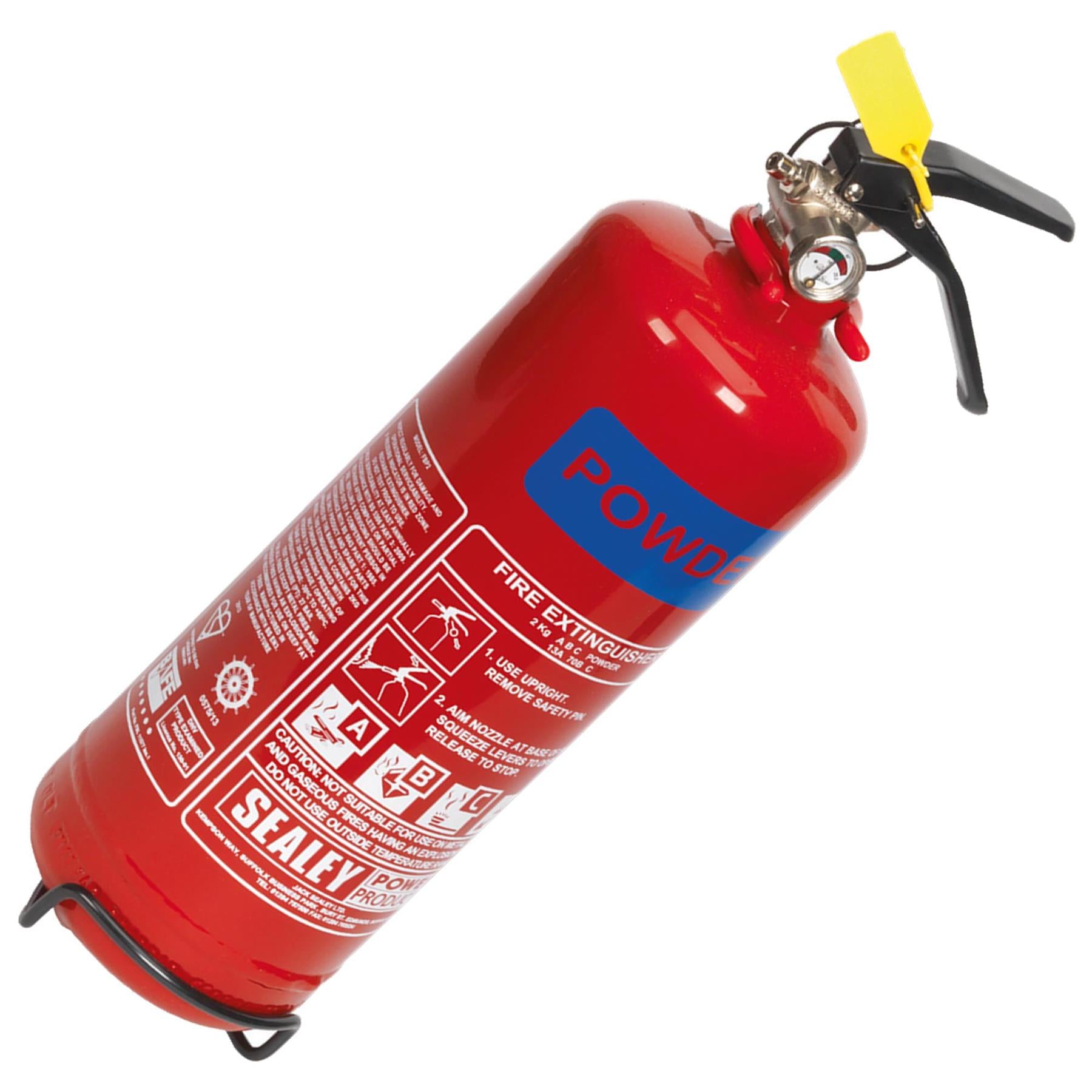 Sealey Fire Extinguisher 2kg Dry Powder
