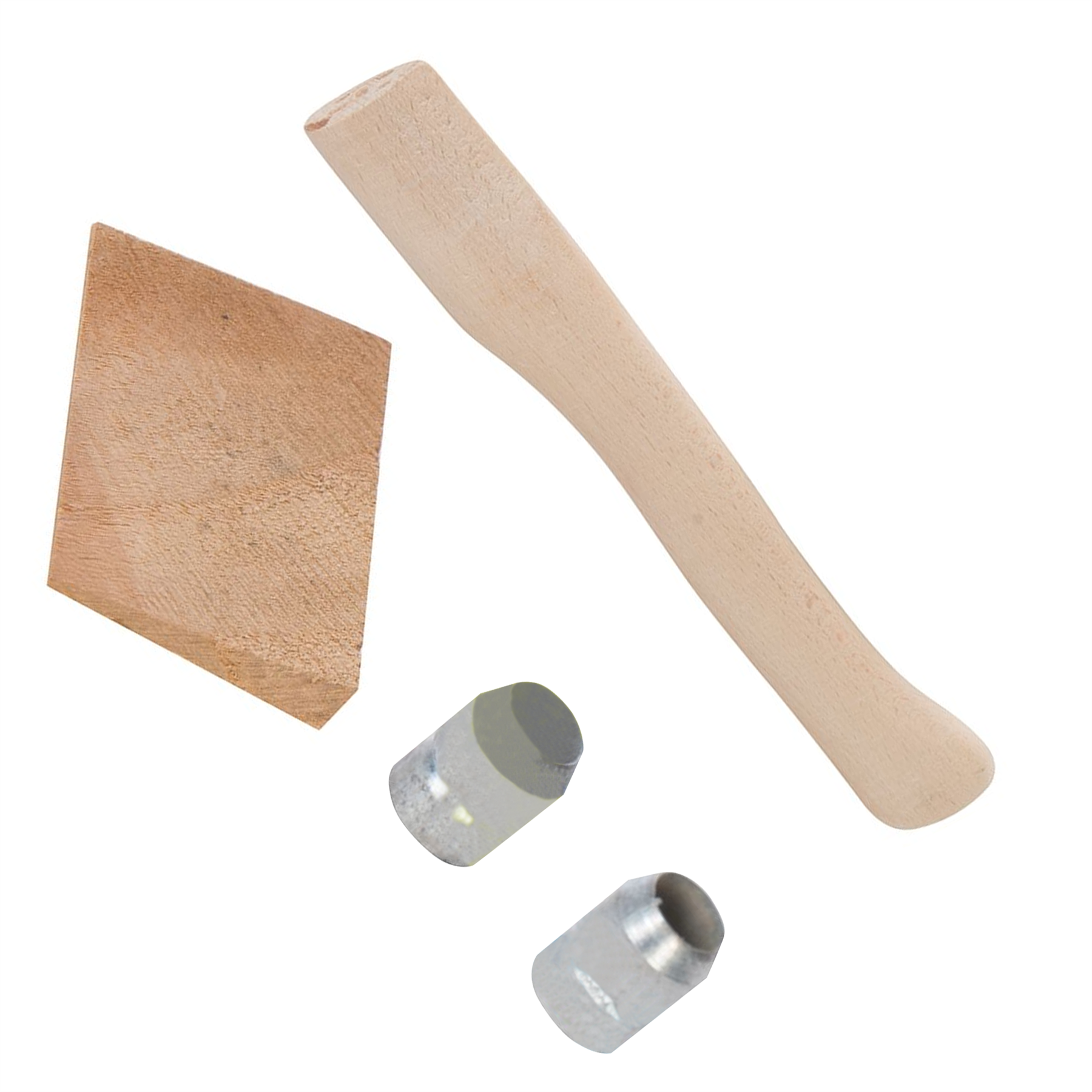 Replacement Hatchet Chopper Splitters Wooden Handles 12" & Wedge 3 - 7lb