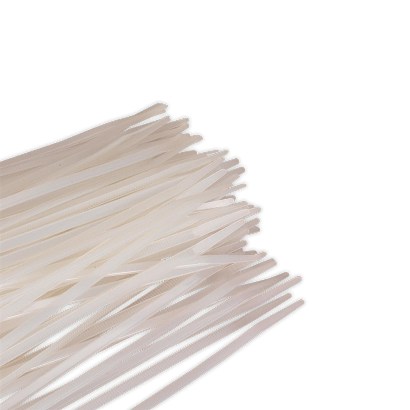 Sealey Cable Tie 200 x 4.8mm White Pack of 100