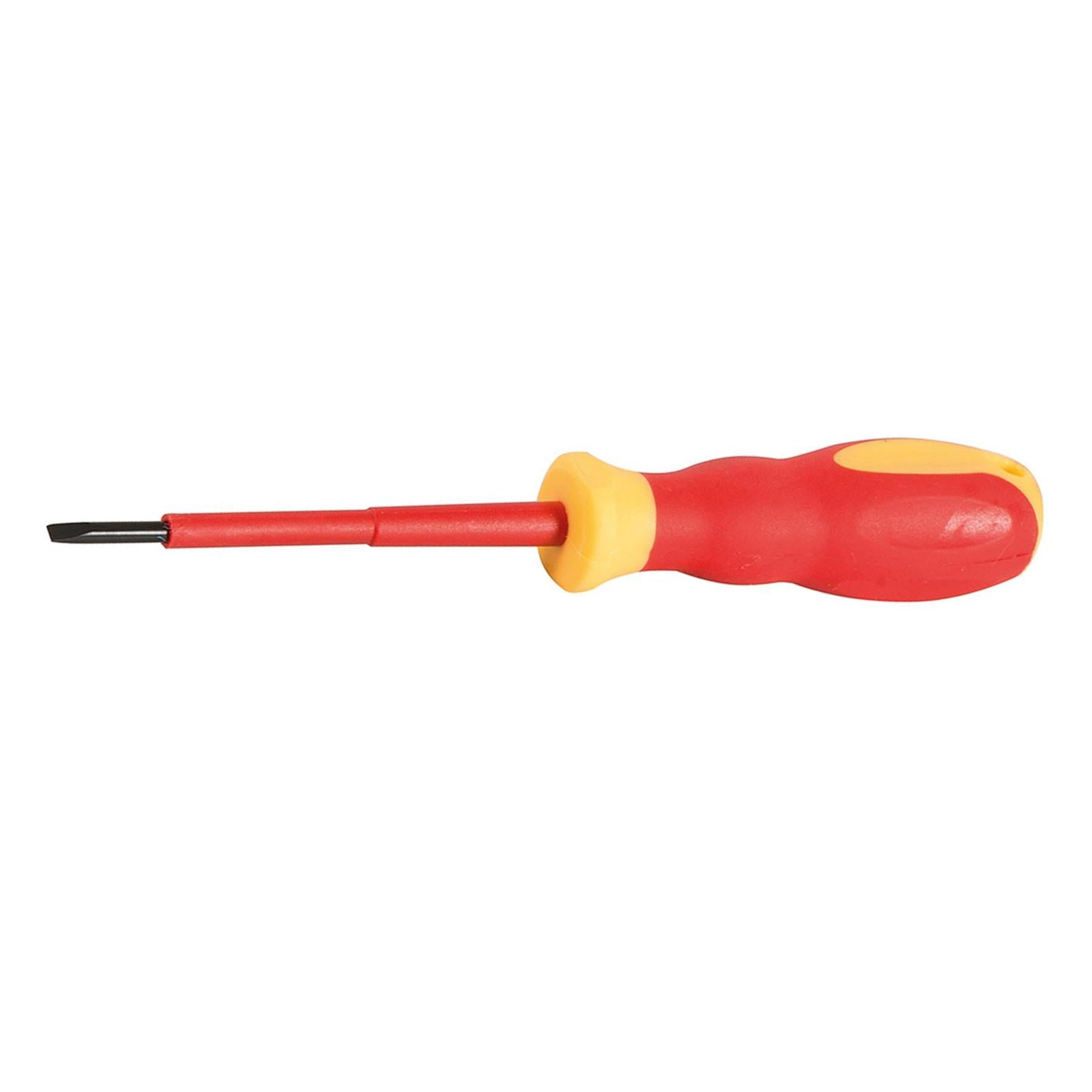 VDE Soft-Grip Electricians Screwdriver Slotted Ergonomic Handles 0.5 x 3 x 75mm