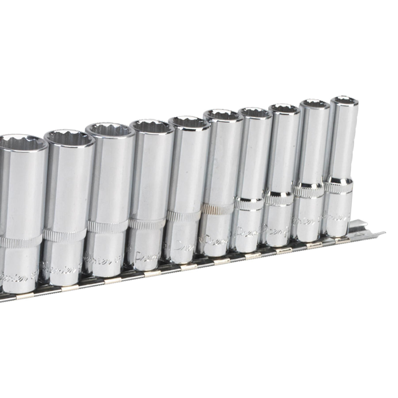 Sealey Socket Set 12pc 3/8"Sq Drive 12pt Deep WallDrive Metric