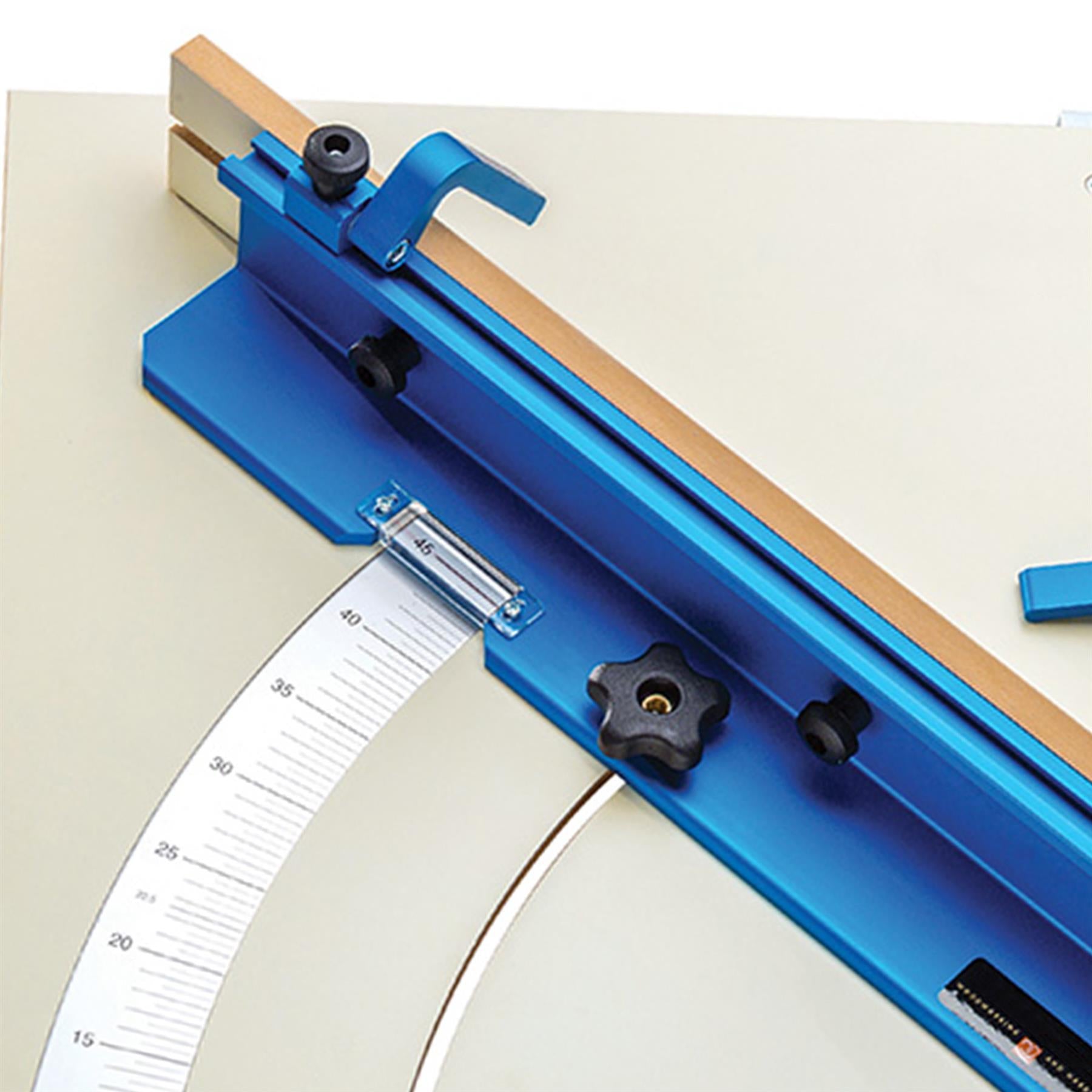Tablesaw Cross-Cut Sled 603 x 603mm (23-3/4" x 23-3/4") Sturdy MDF Melamine Coat