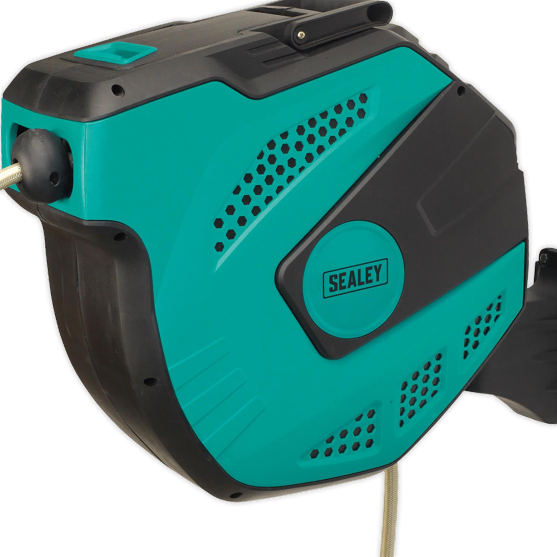 Sealey Auto-Rewind Control Garden Hose Reel 30m