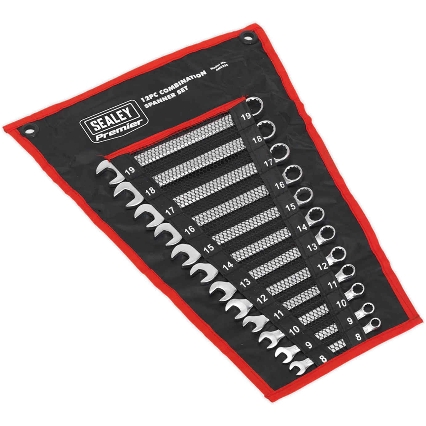 Sealey Combination Spanner Set 12pc Cold Stamped Metric