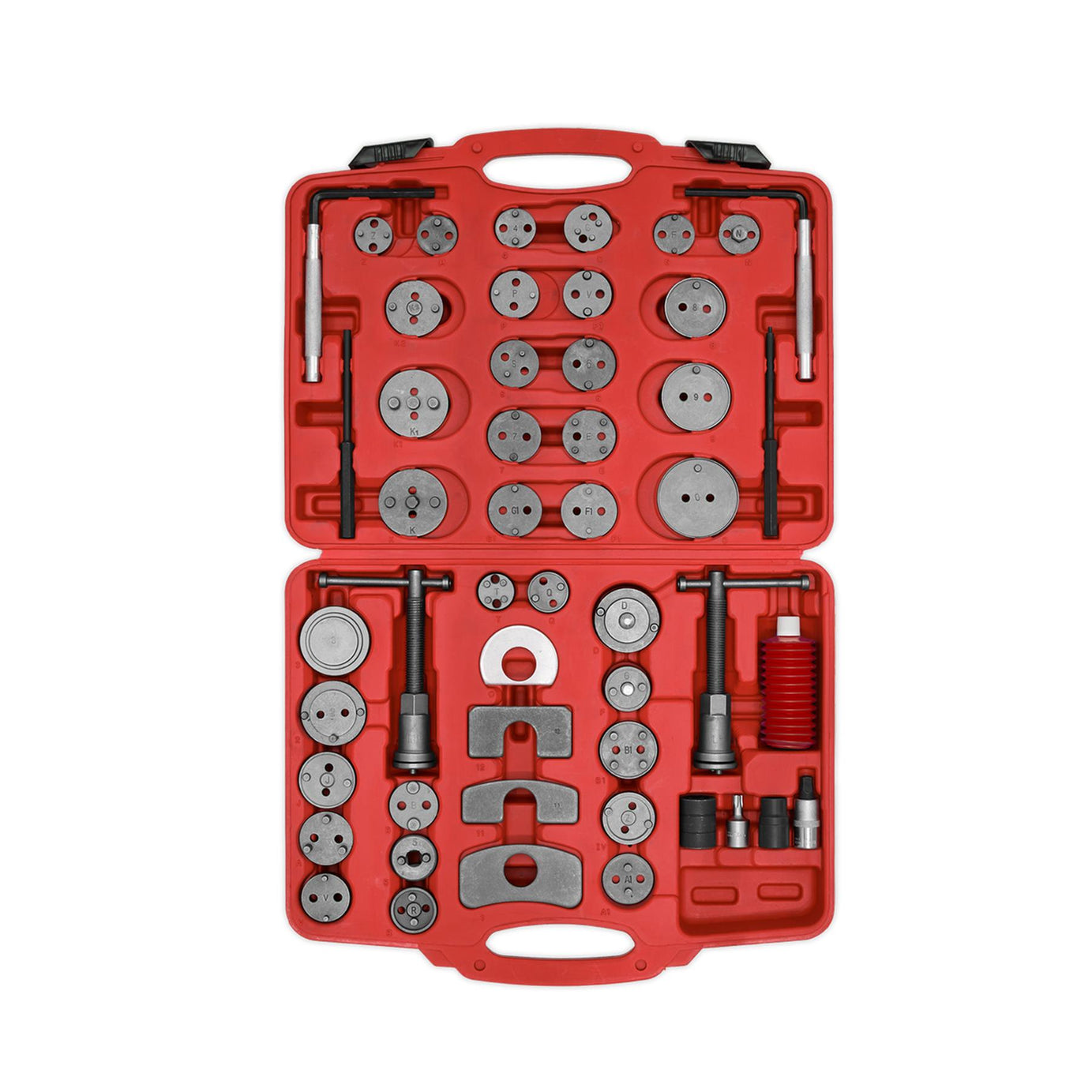 Sealey Brake Piston Wind-Back Tool Kit 50pc Comprehensive Master Set
