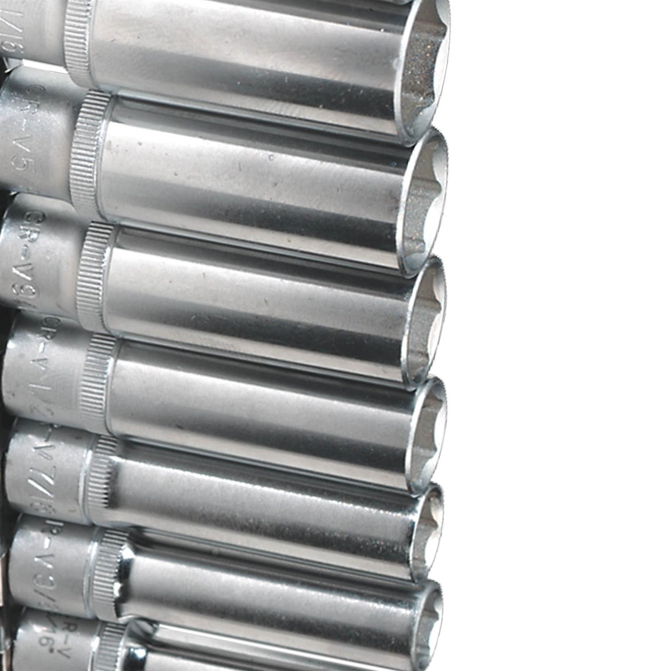 Sealey Socket Set 8pc 3/8"Sq Drive 6pt Deep WallDrive Imperial