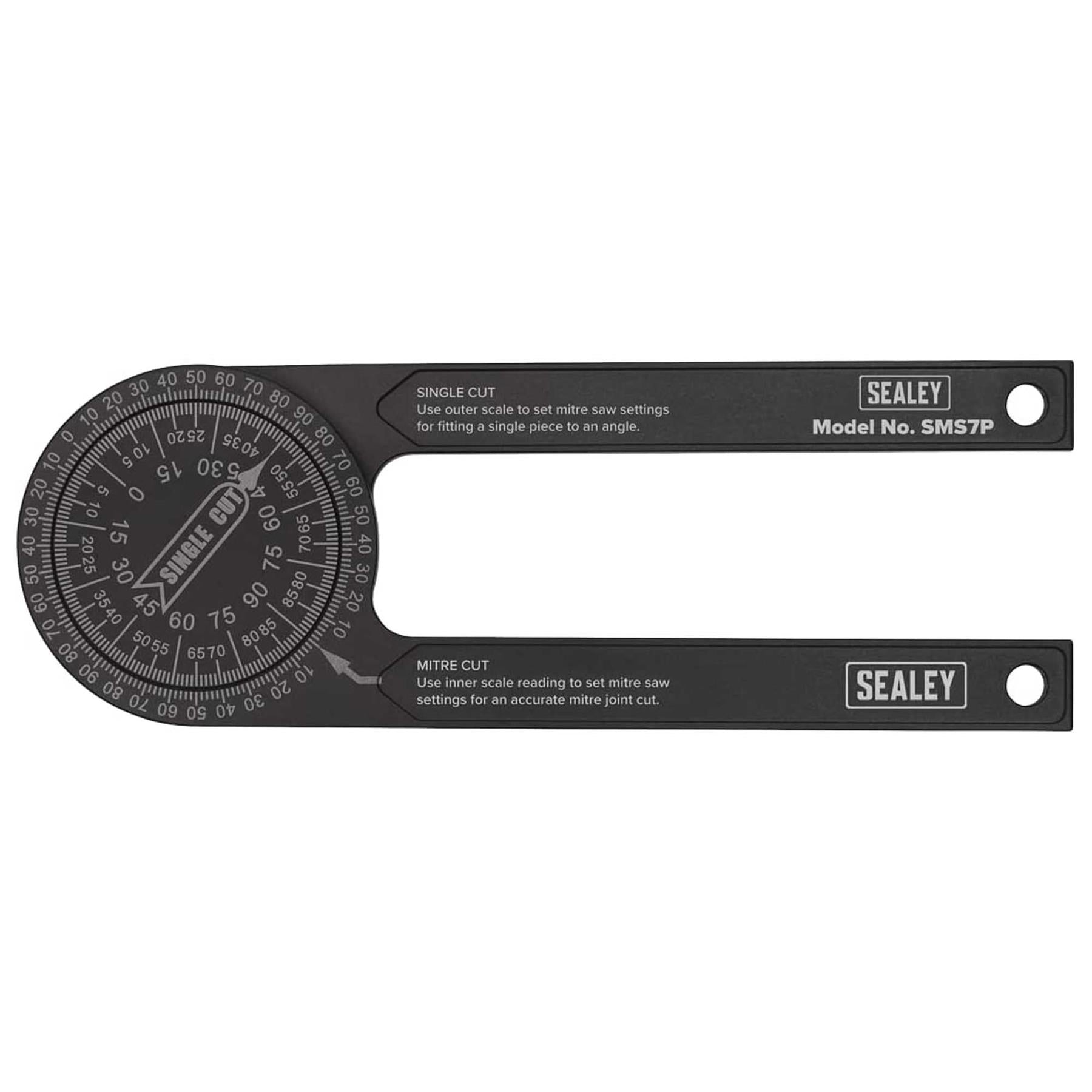 Sealey Mitre Saw Protractor - Aluminium