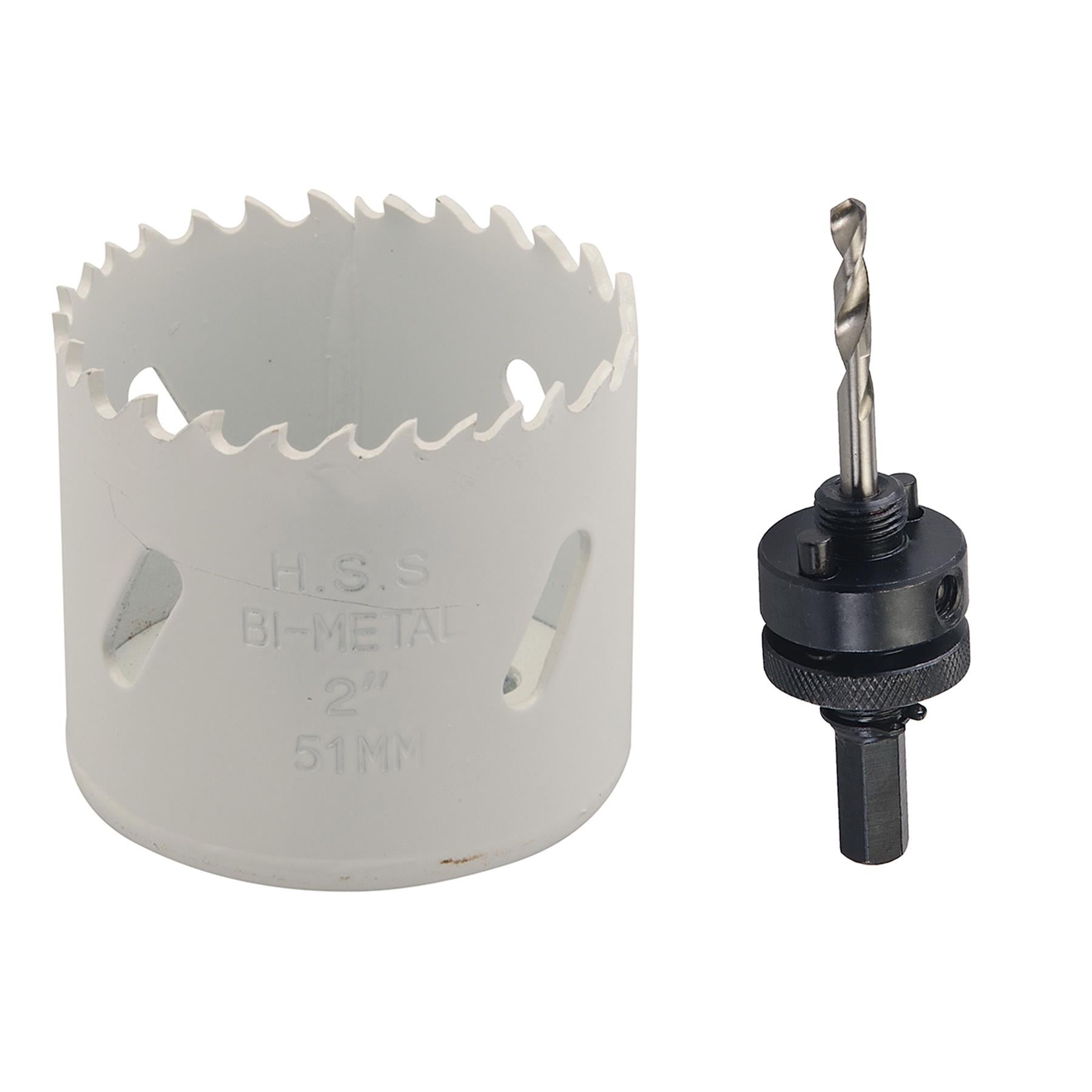 Arbor Included HoleSaw Sets HSS Bi Metal Hole saws Metal Wood Plastic 51mm