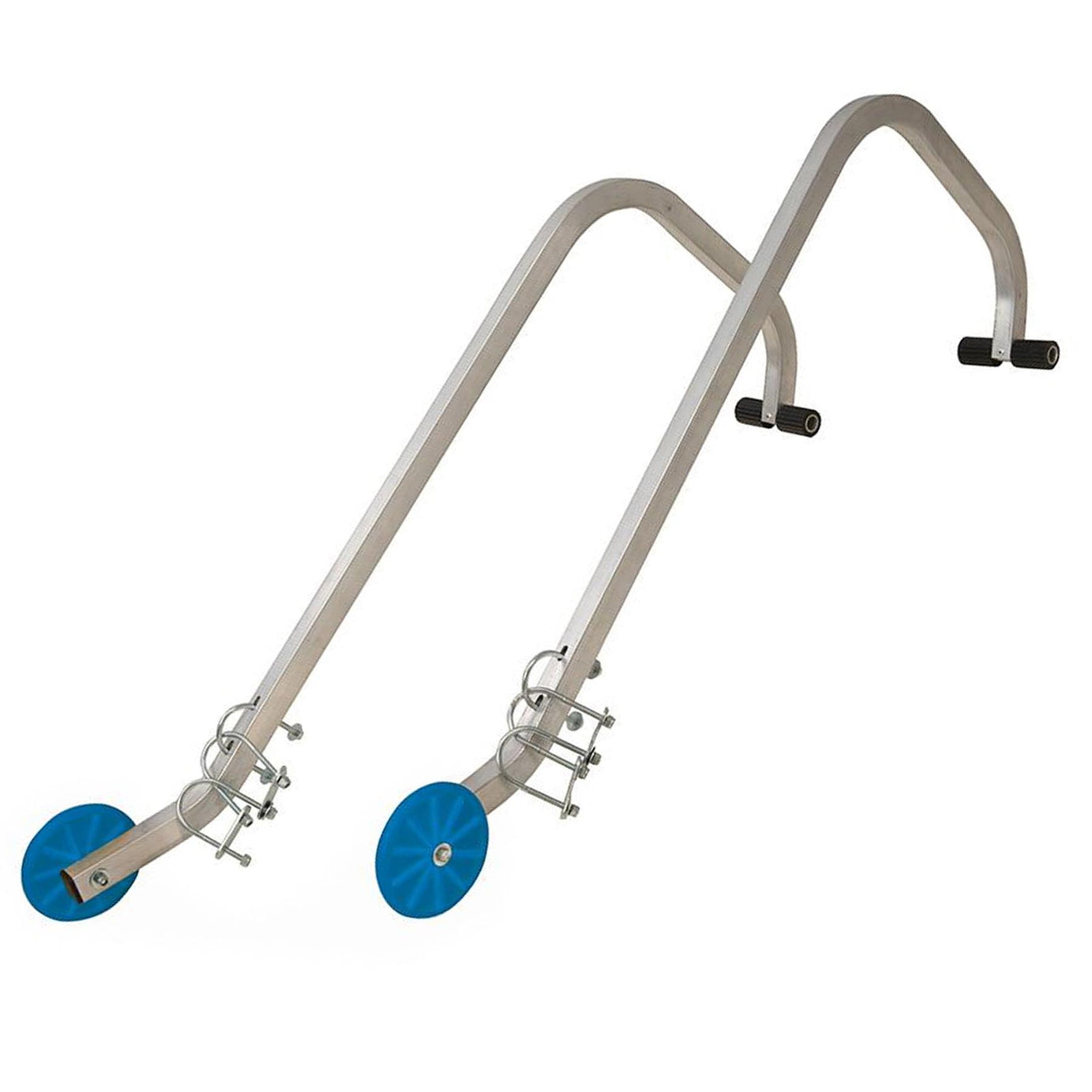 Pair of Roof Hook Kit For Extension Ladders With Wheels & Fixings 1015mm