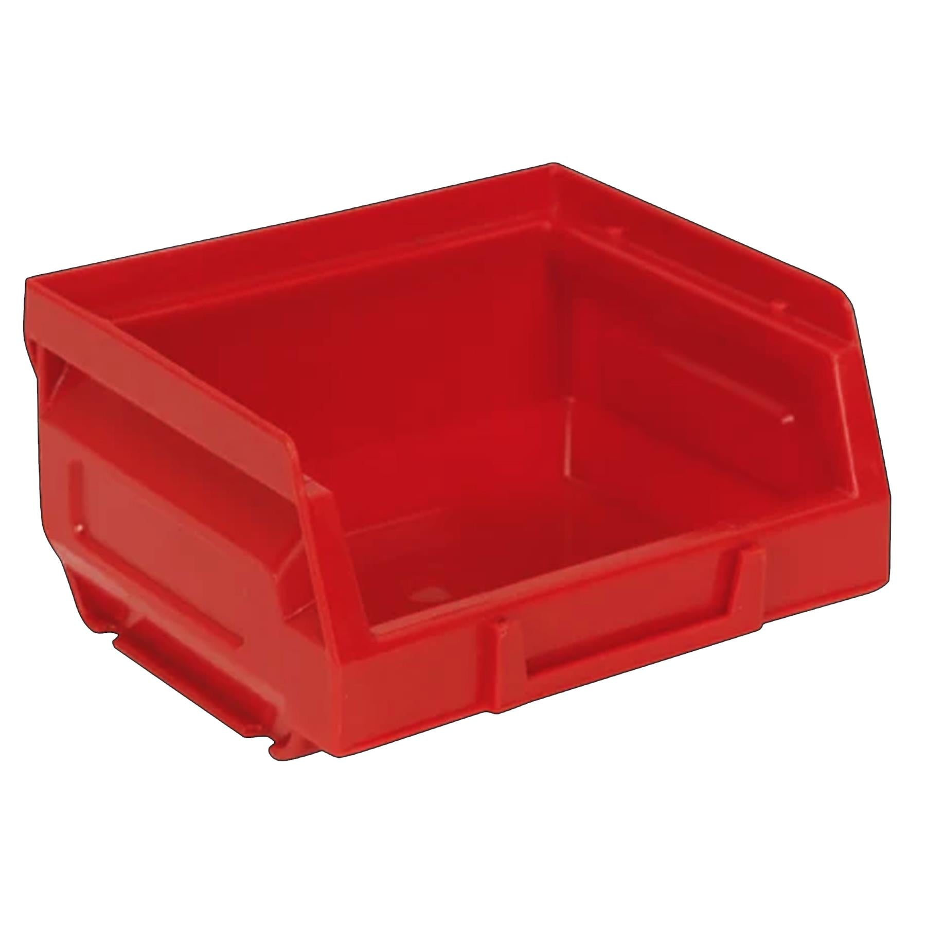 Sealey Plastic Storage Bin 105 x 85 x 55mm - Red Pack of 24