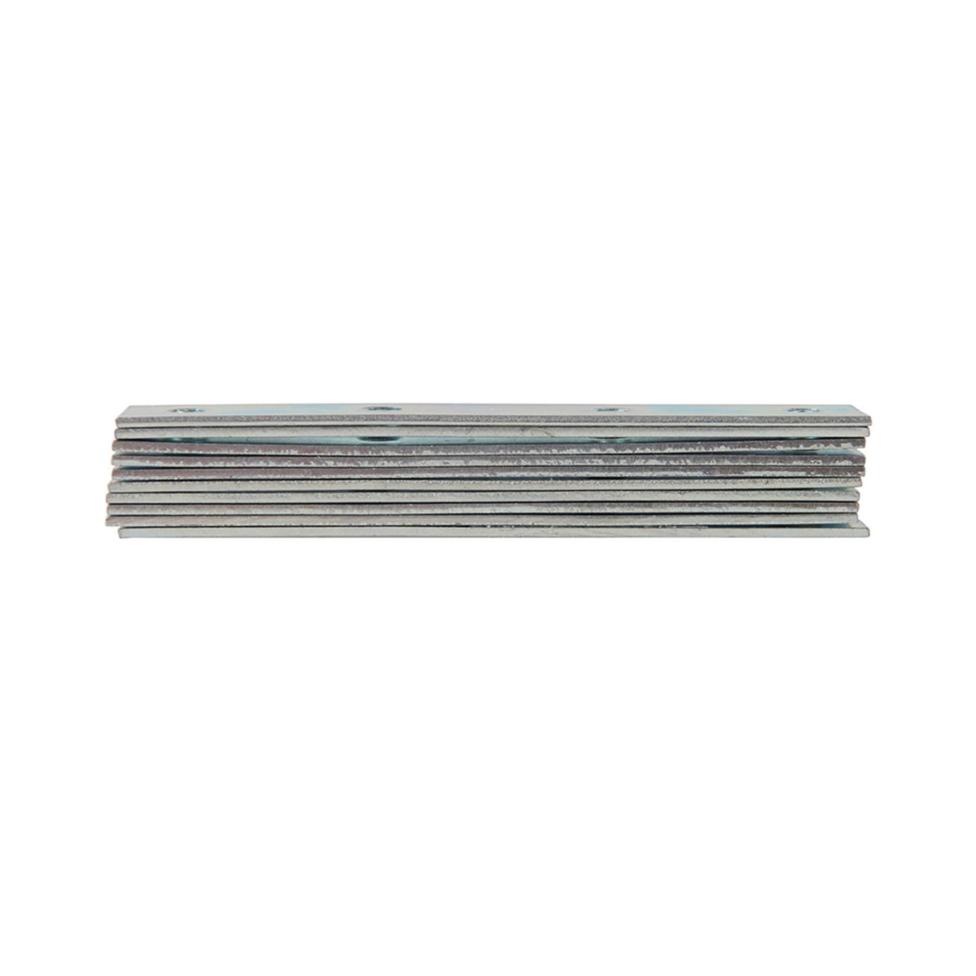 10x Mending Plates Zinc Plated With Offset Fixing Holes For Timber Repair 100mm