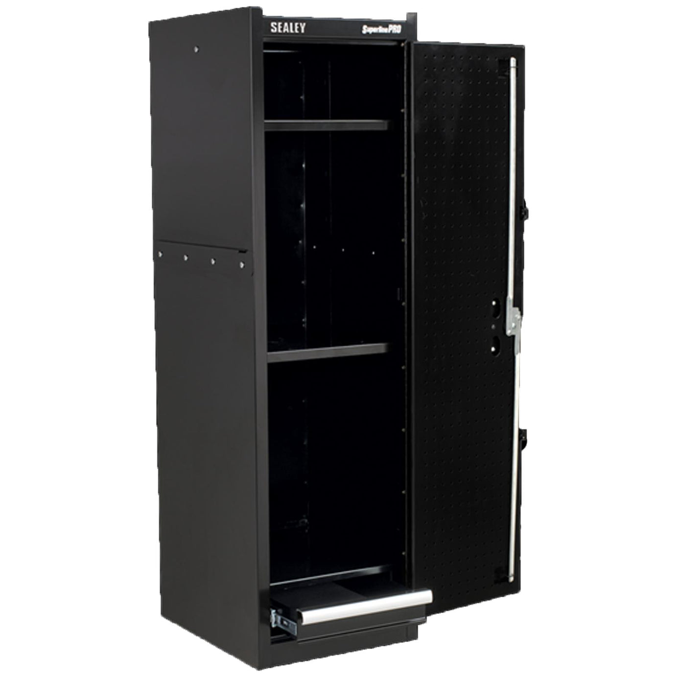 Sealey AP33519B Metal Tool Box Hang On Locker Side Cabinet Black with Drawer