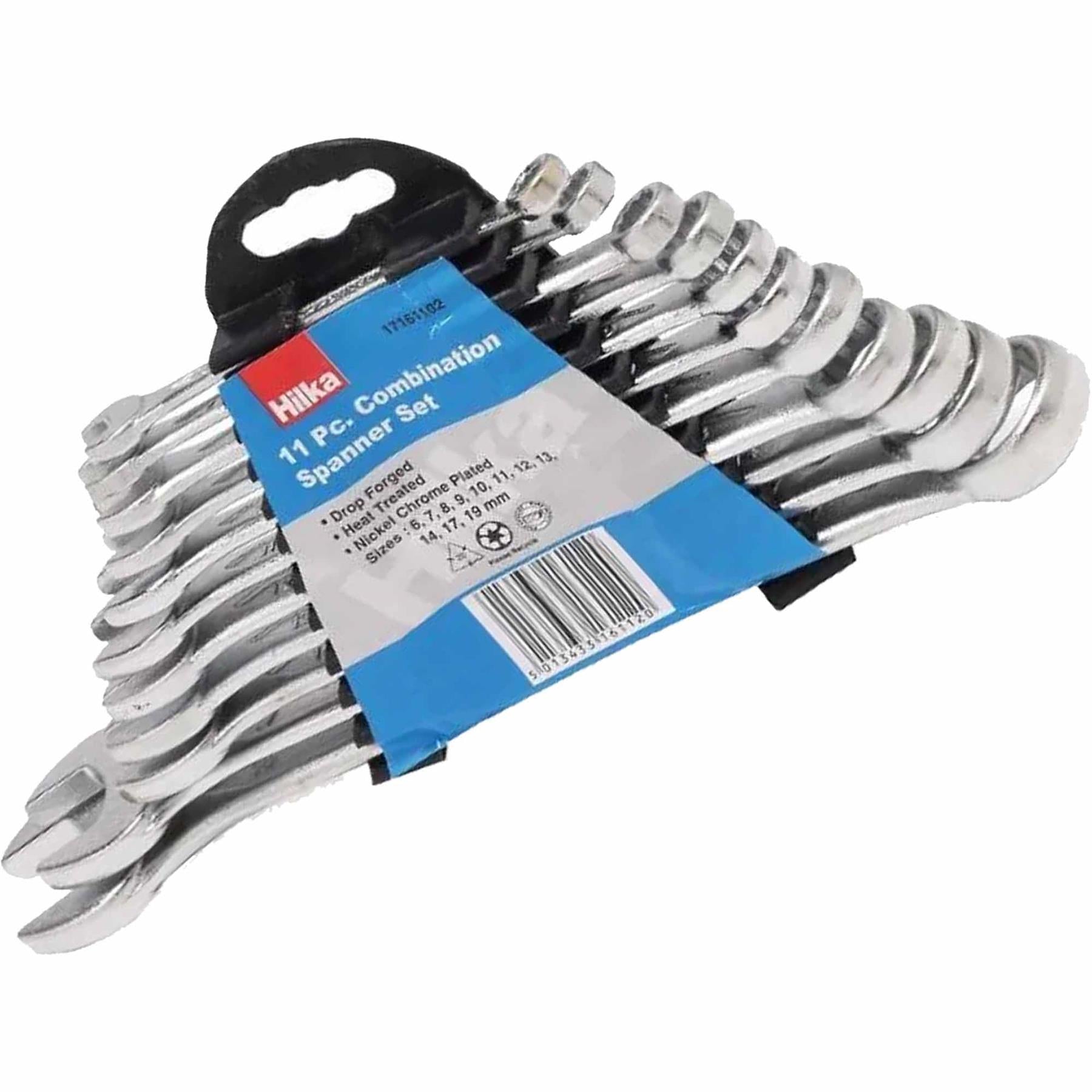 11pc Combination Wrench Set 6-19mm Spanner Mechanic Drop Forged Chrome