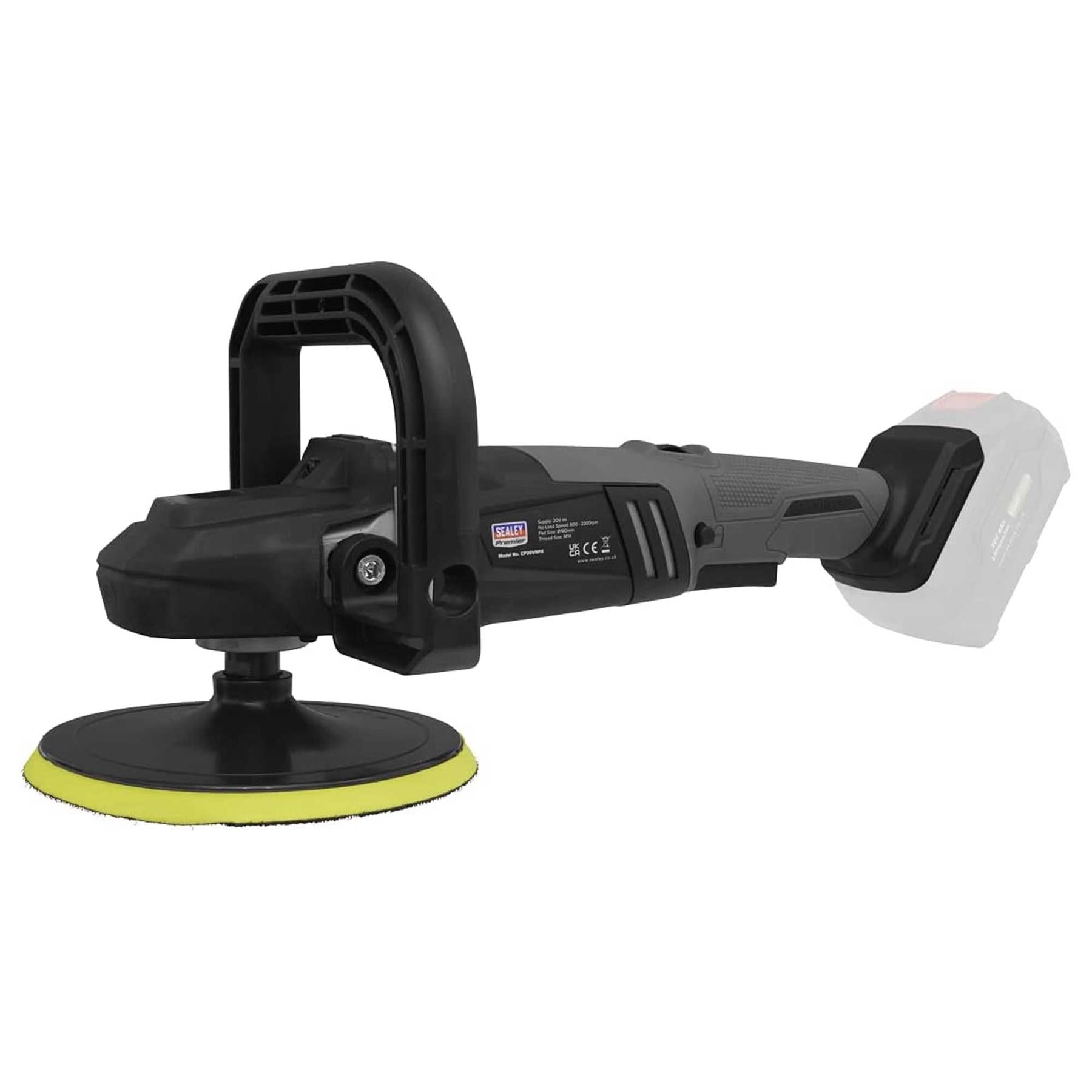 Sealey Brushless Rotary Polisher 20V SV20 Series 180mm - Body Only