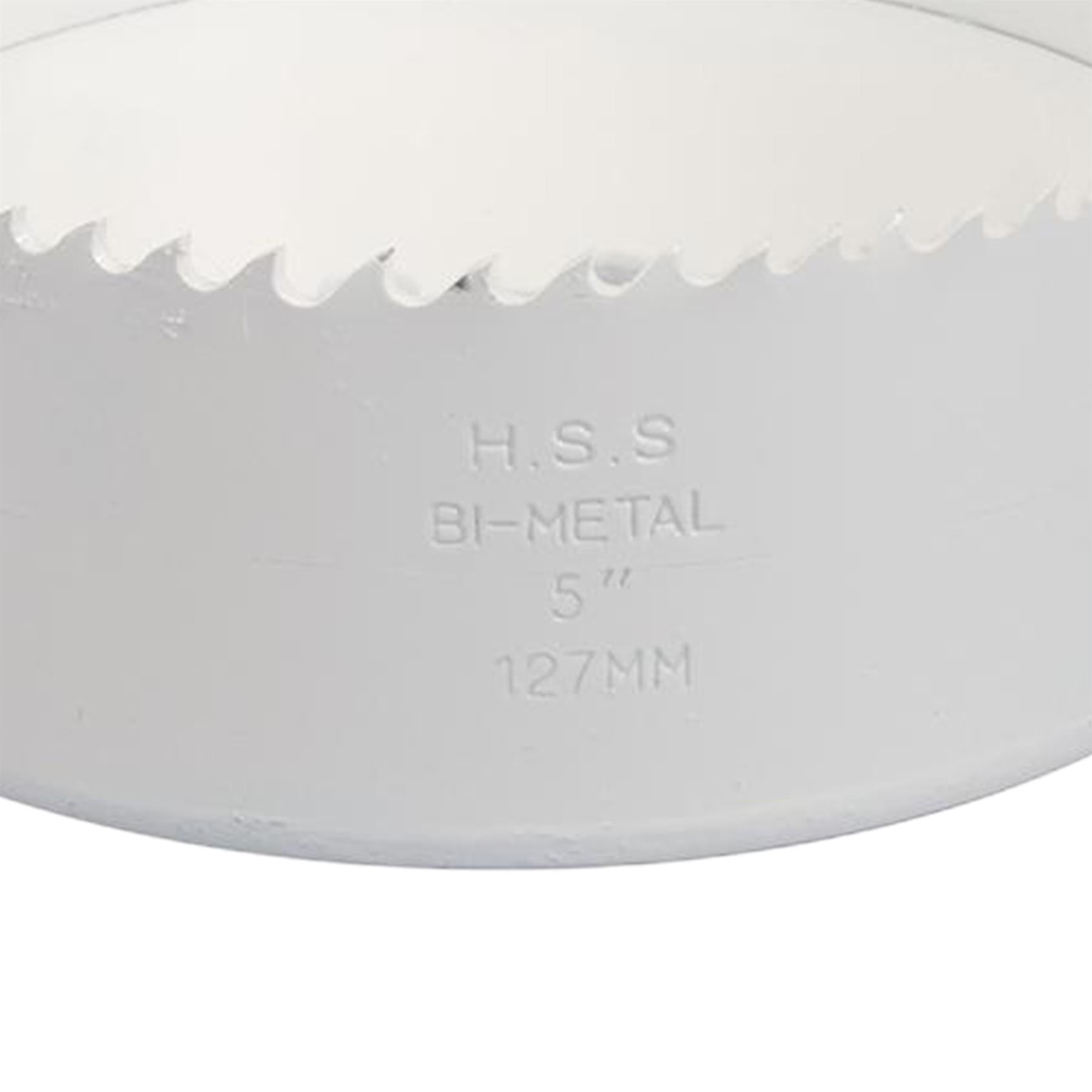Heavy Duty Bi-Metal Holesaw 127mm Variable Pitch Steel Wood Metal Pvc Fast Clean