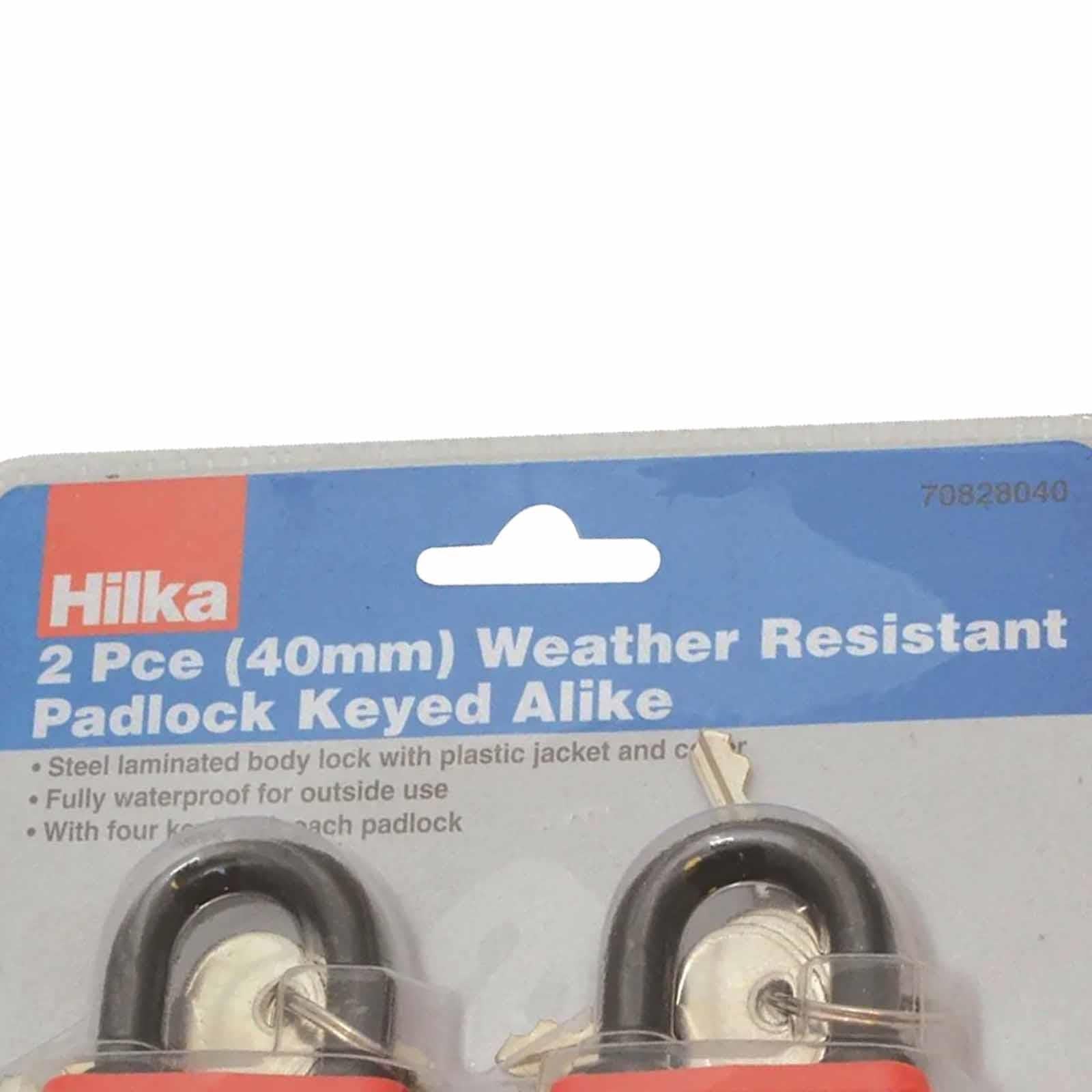 Weather Resistant Padlock Set