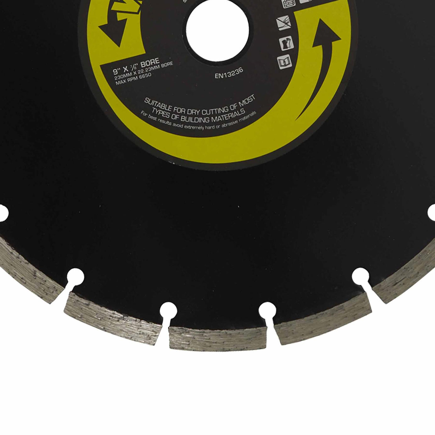 Sealey Value Diamond Blade 230 x 22mm Dry-Cutting - WDV230