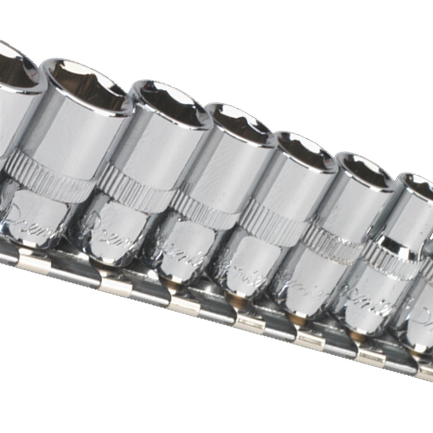 Sealey Socket Set 11pc 1/4"Sq Drive WallDrive Imperial