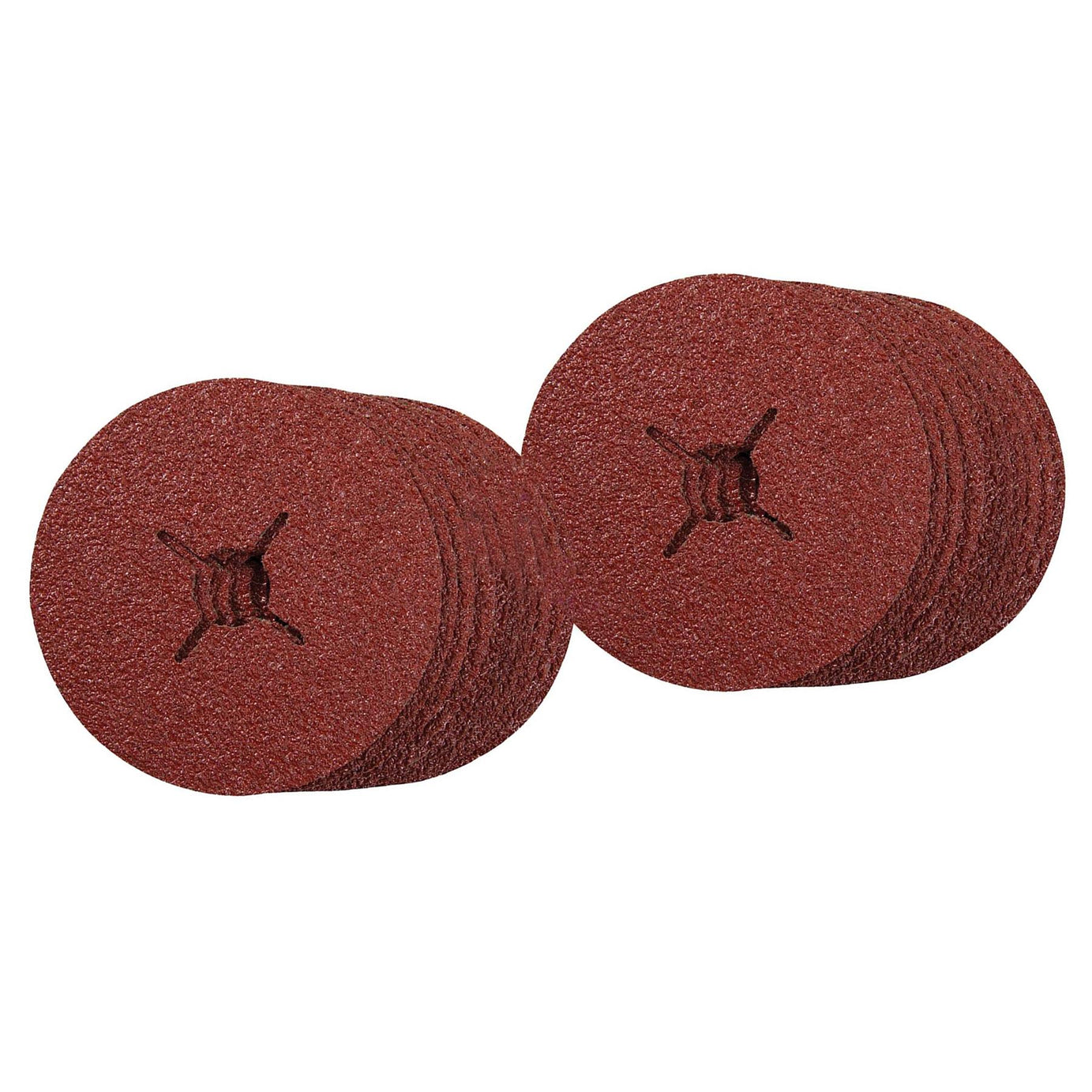 30 Pk Fibre Sanding Sanding Discs 115 X 22.23mm Mix Grit Aluminium Oxide Resin