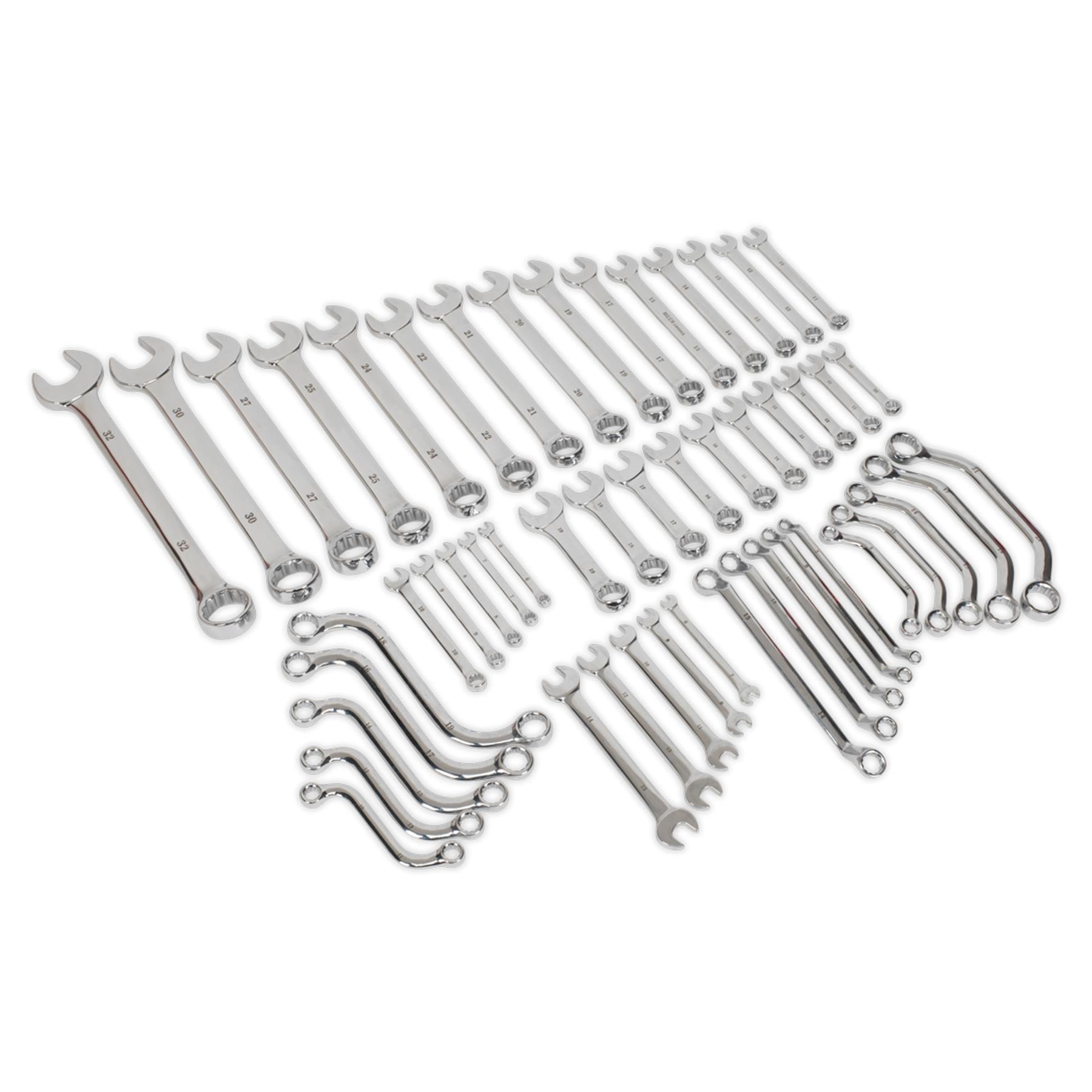 Sealey Multipurpose Spanner Set 50pc Metric