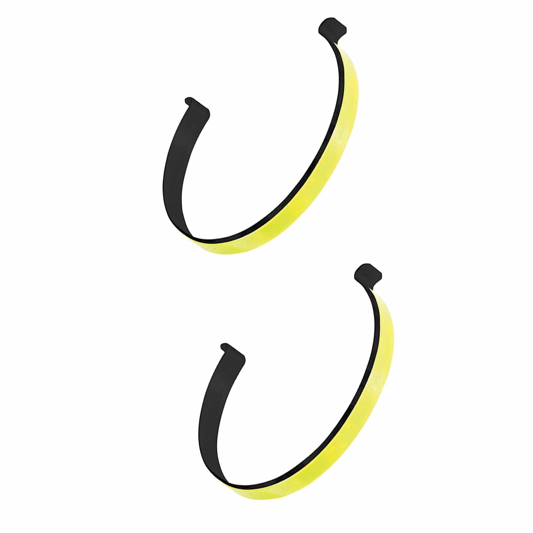 2pk Pair Reflective Cycling Trouser Clips Cycle Bike Bicycle Hi-Vis Clip