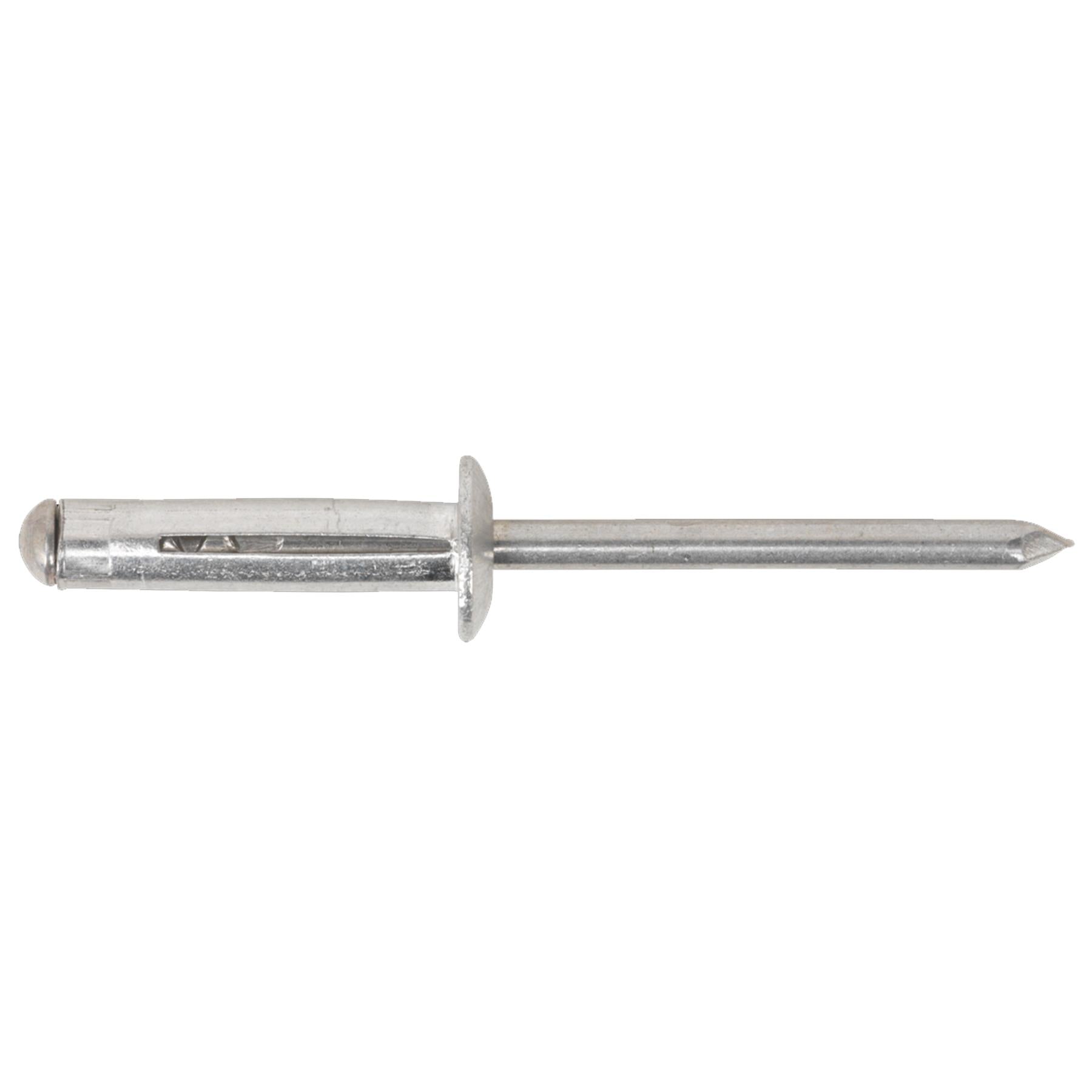 Sealey Load Spreading Alu Rivet Std Flange 4.8 x 27mm Pk of 200