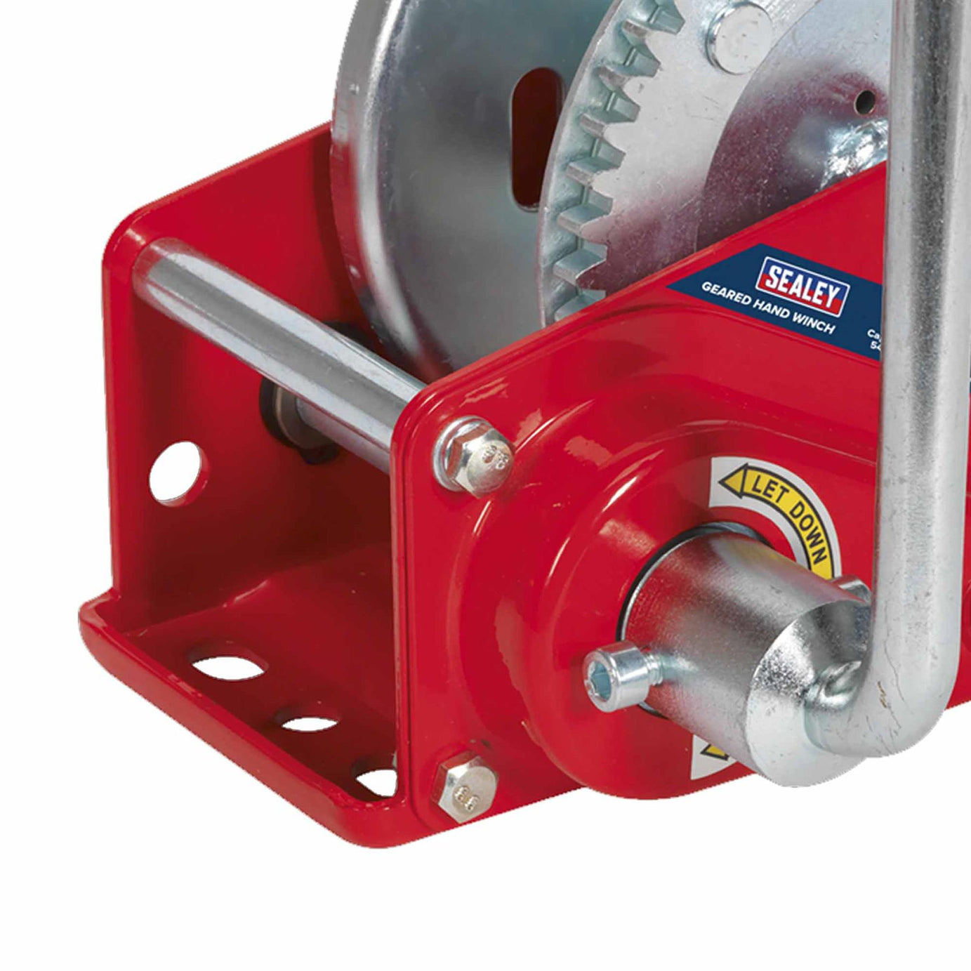 Sealey Geared Hand Winch with Brake 540kg Capacity