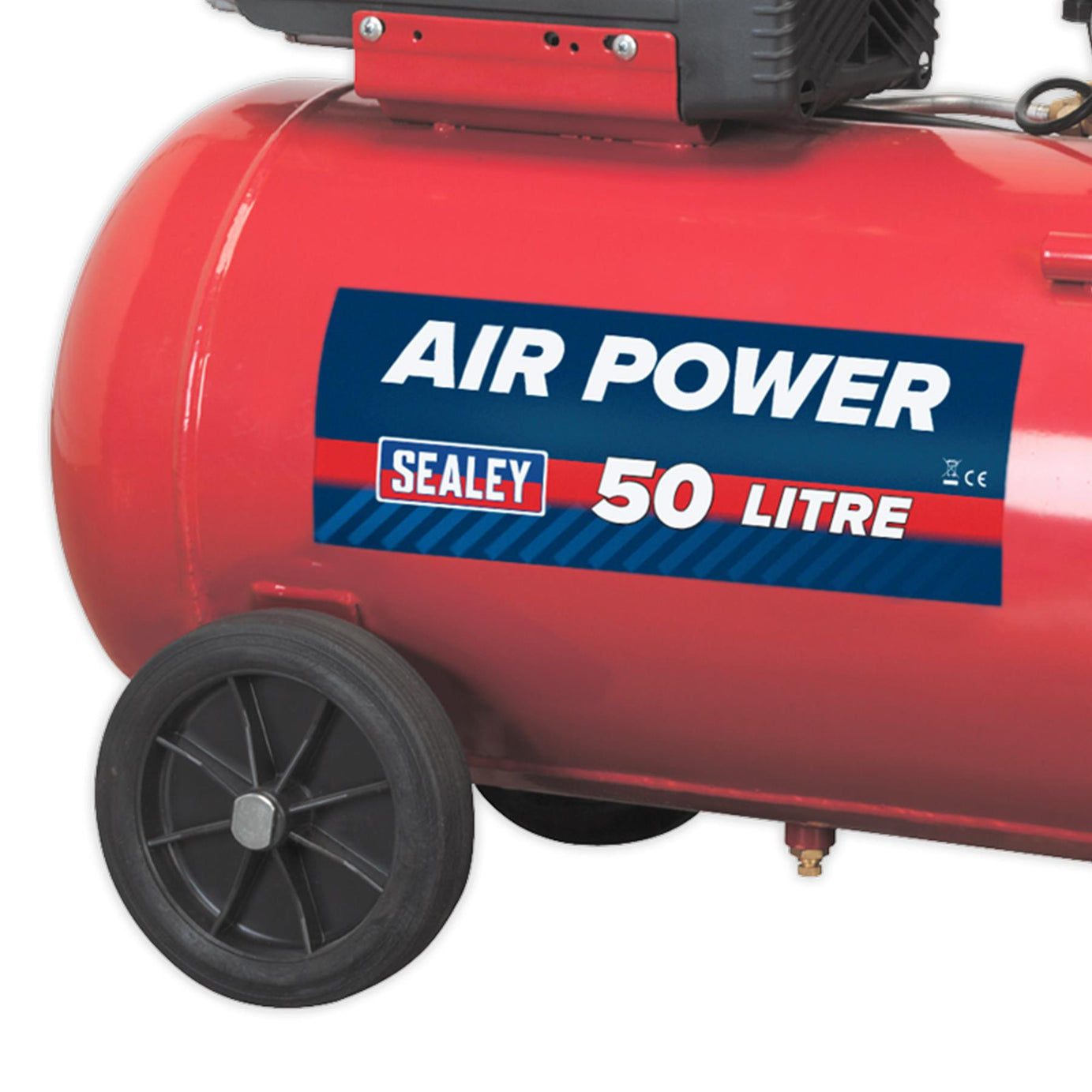 Sealey Compressor 50L Direct Drive 2hp Aluminium head