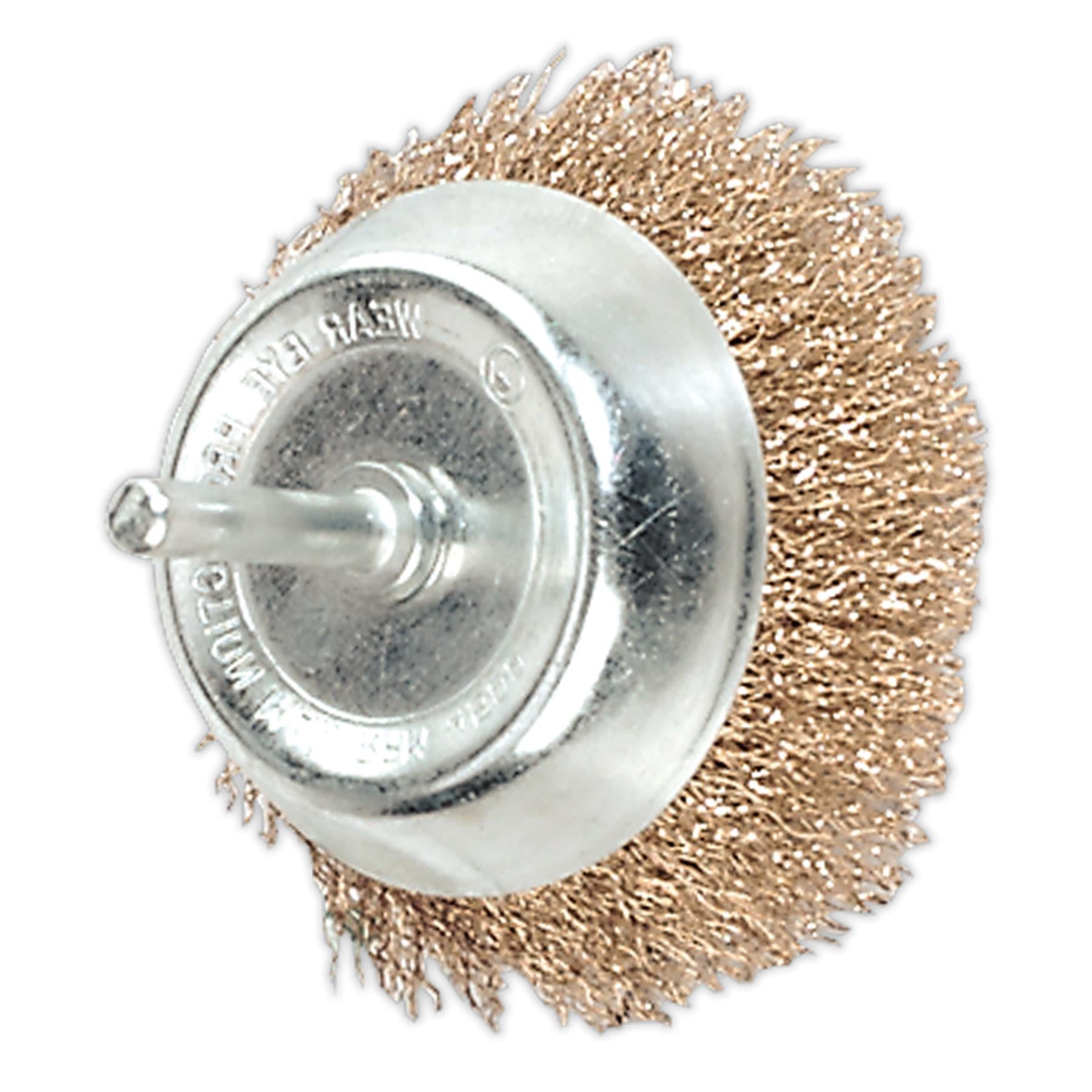 Sealey Wire Cup Brush 75mm with 6mm Shaft