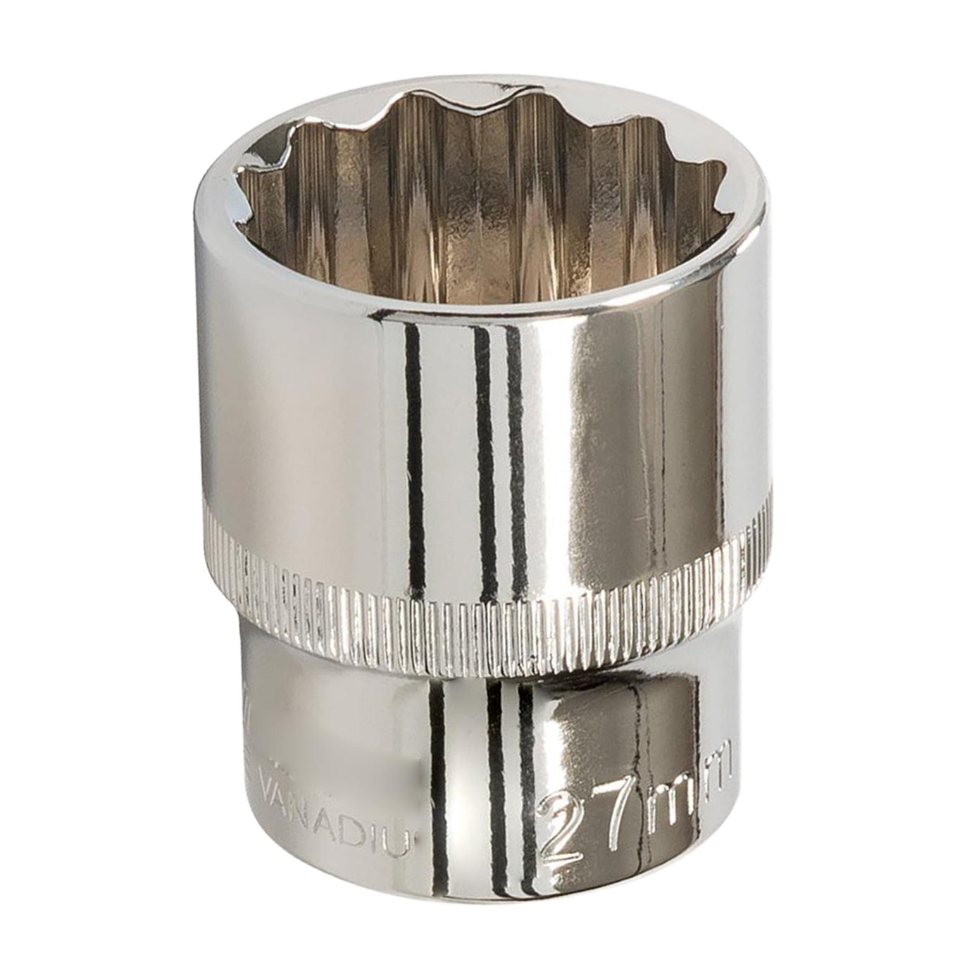 Socket 1/2" Drive 12pt Metric 12 Point Bi Hex Corrotion Resistant Socket 27mm