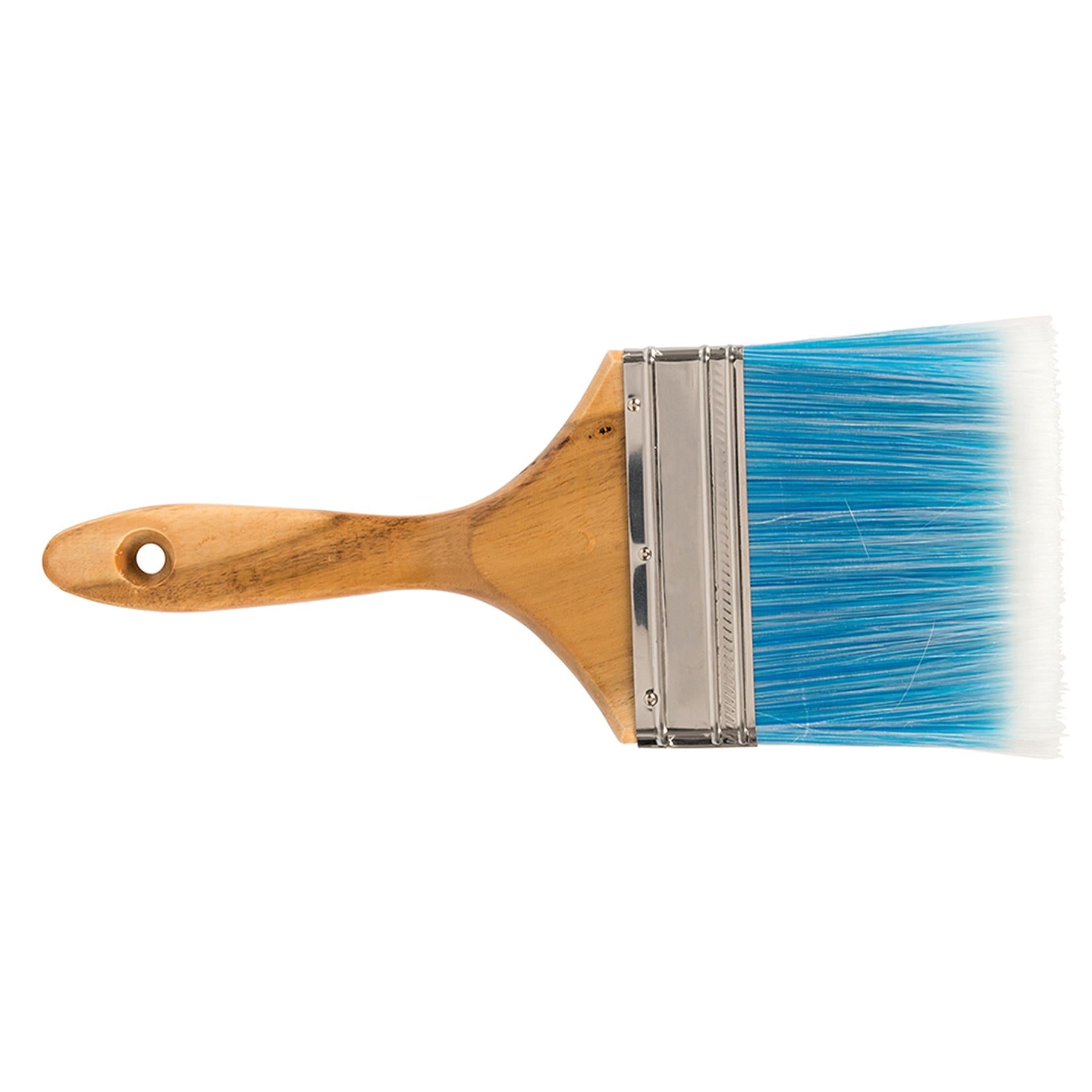 Synthetic "Bristle" Paint Brush For Smooth Finish For Emulsion Wood 100mm