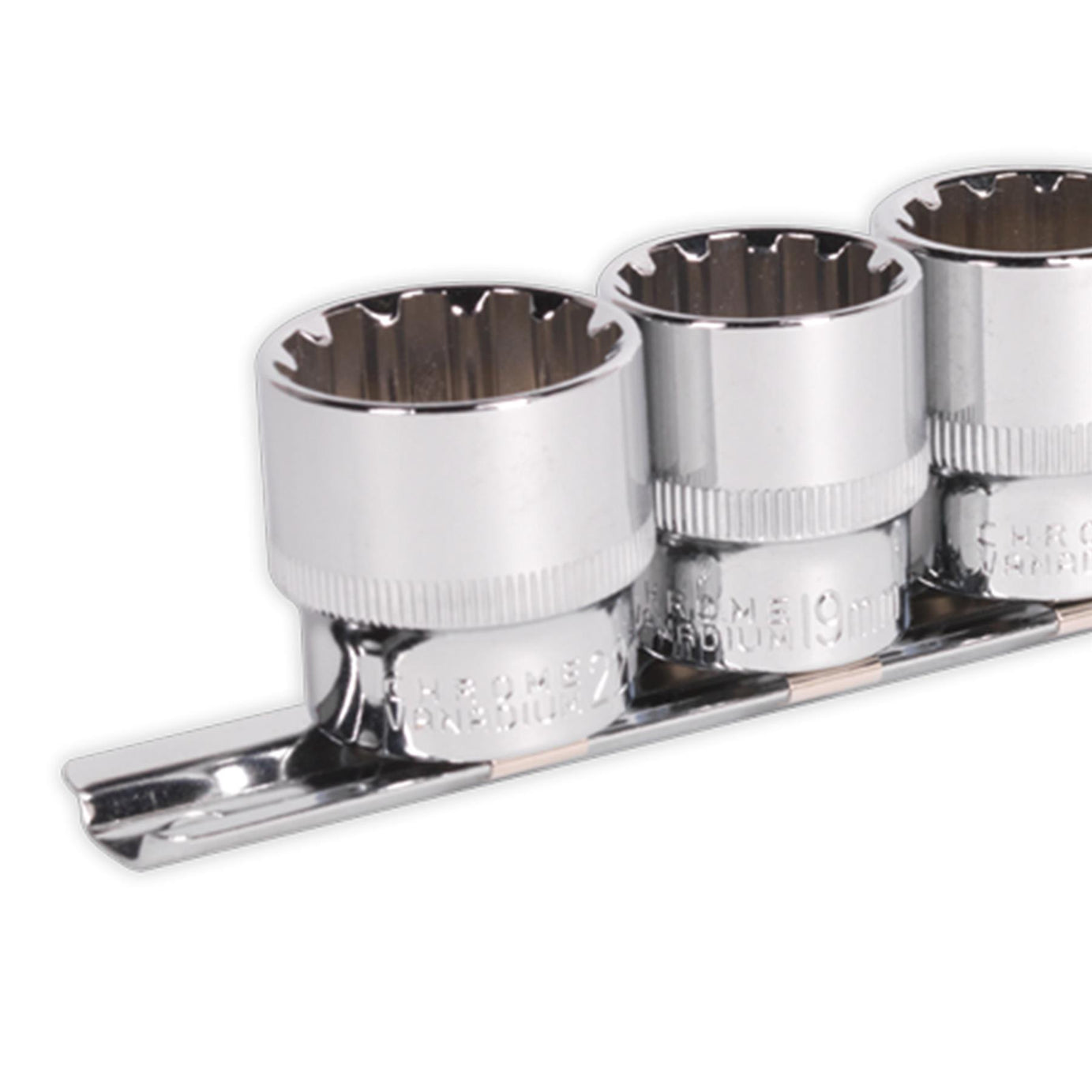 Sealey Socket Set 11pc 3/8"Sq Drive Total Drive