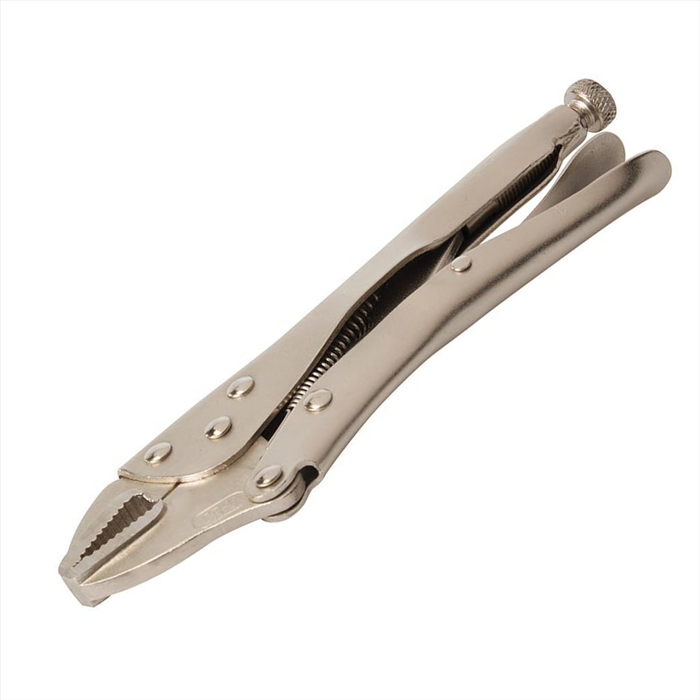 Self Locking Pliers - 220mm Straight Easy Screw Adjustment For Controlled Grip