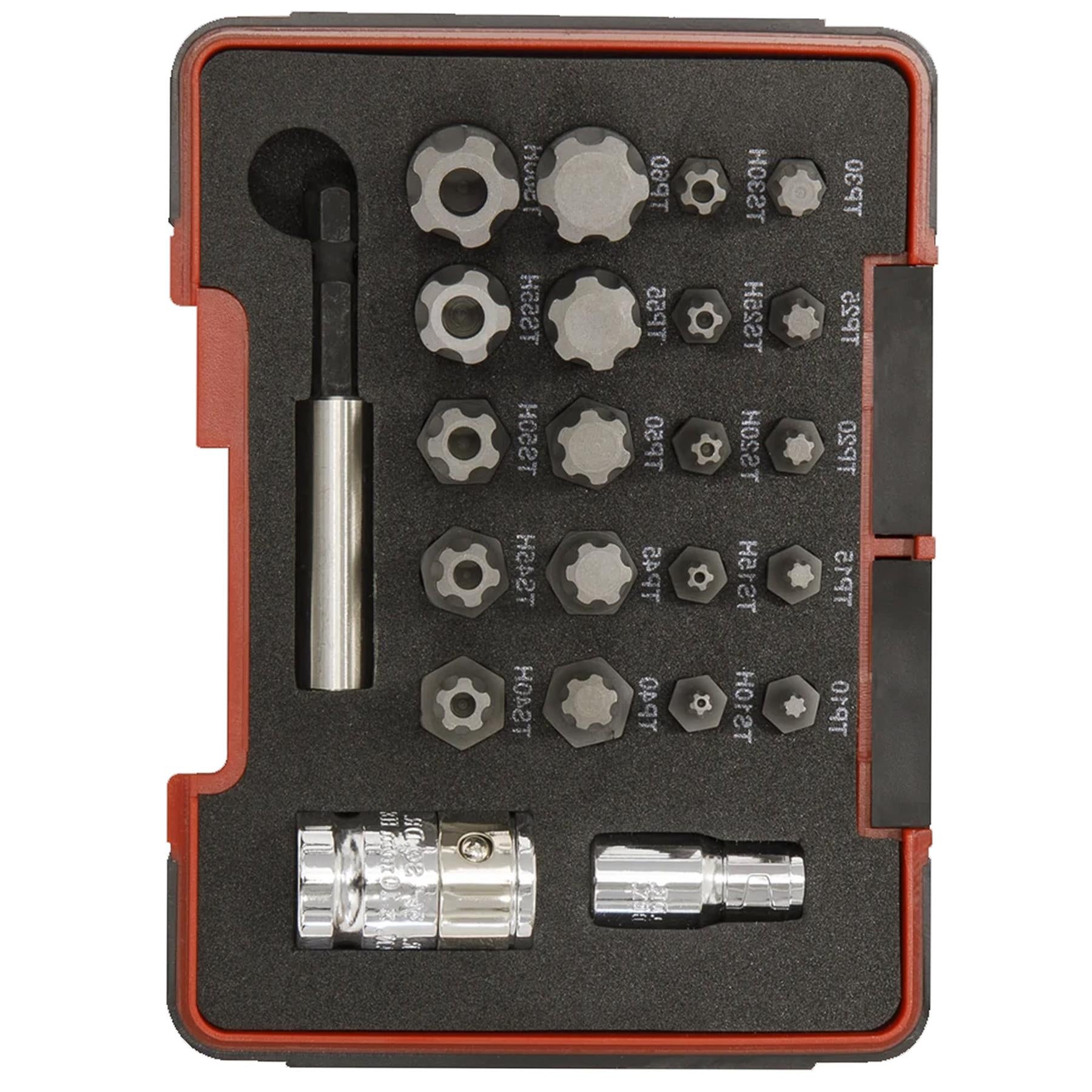 Sealey TRX-P* & Security TRX-TS* Bit Set 23pc 1/4" & 3/8"Sq Drive