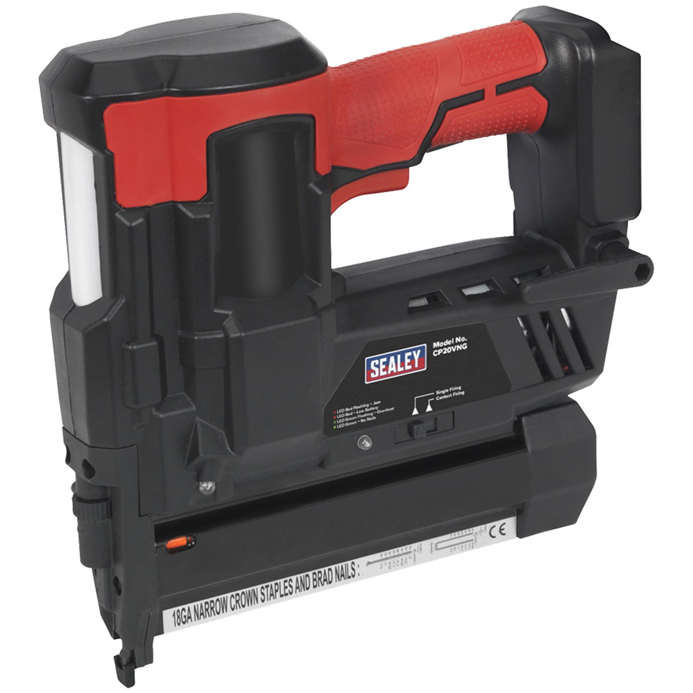 Sealey Cordless Nail/Staple Gun 18G 20V Lithium-ion - Body Only