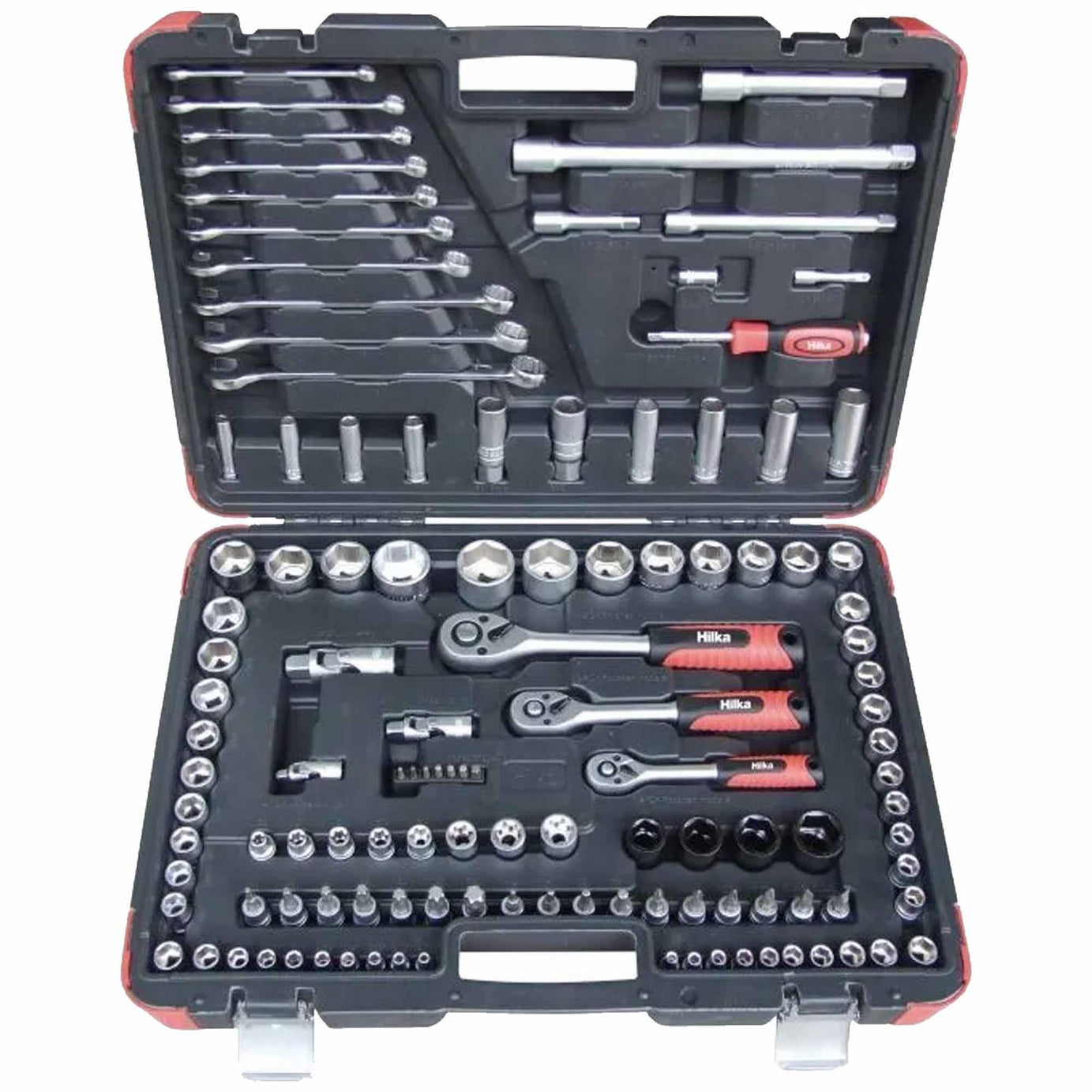 Hilka 120pc Dr Ratchet Socket Set