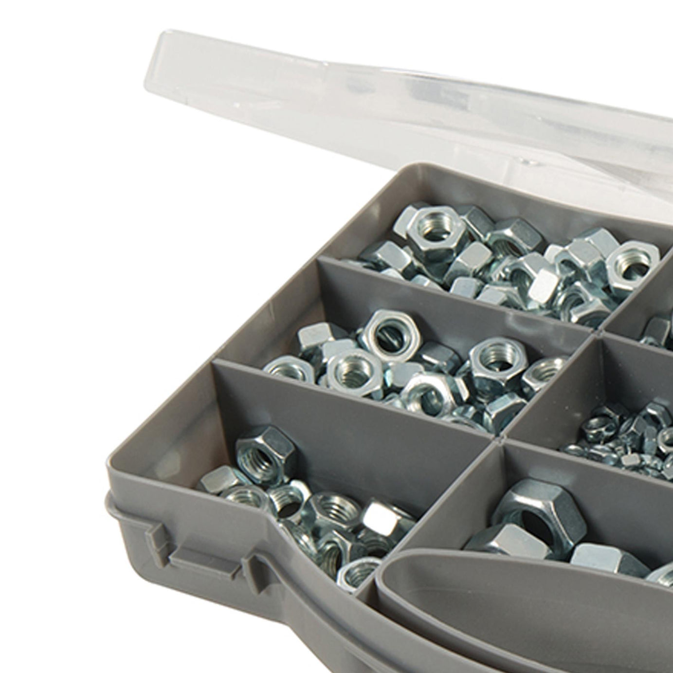 1000Pce Hex Nuts Pack Assortment Internally Threaded Fastner Secure Fixing Diy