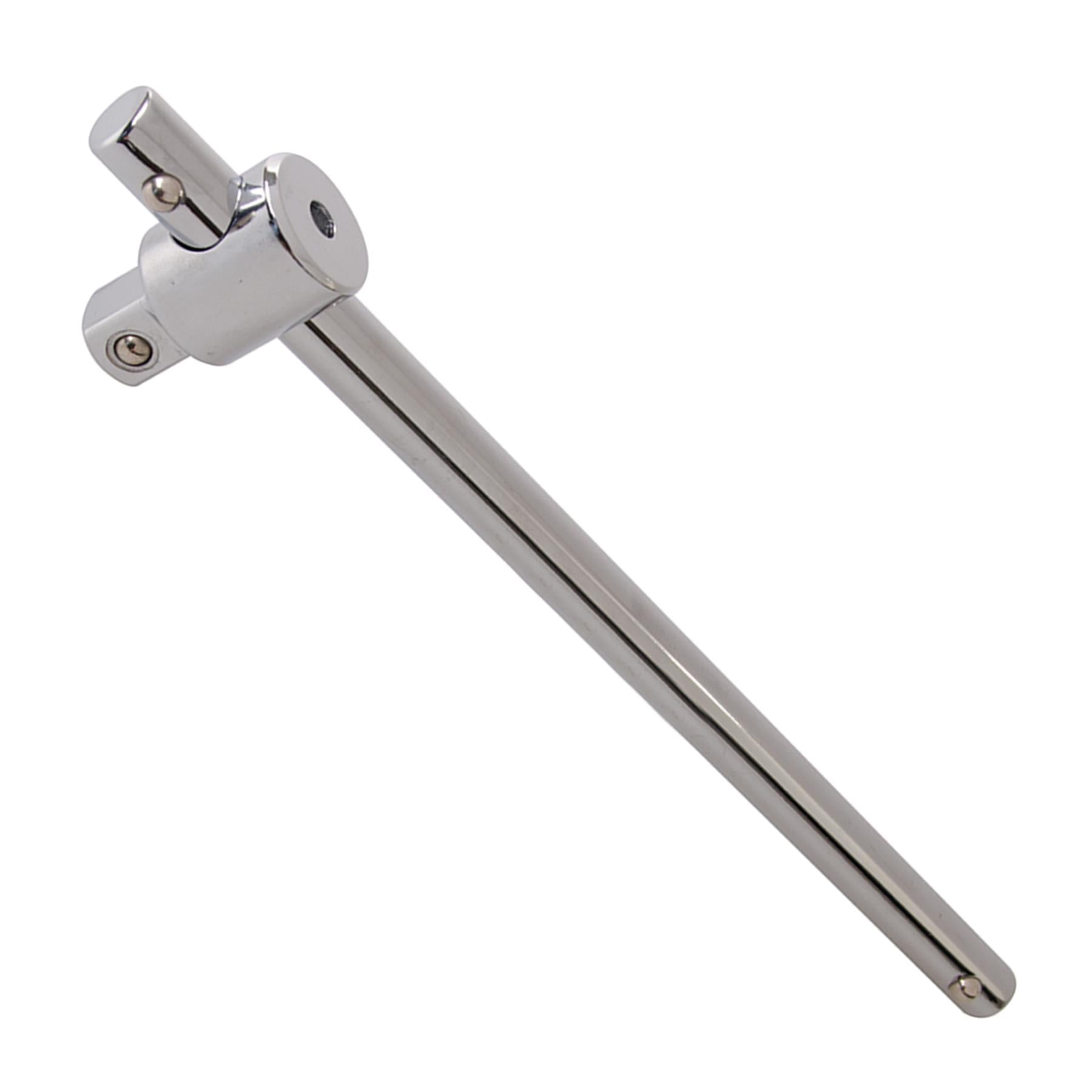 Sliding T-Bar 1/2" 250mm Handle Socket Drive Sping Loaded Strong Hardend