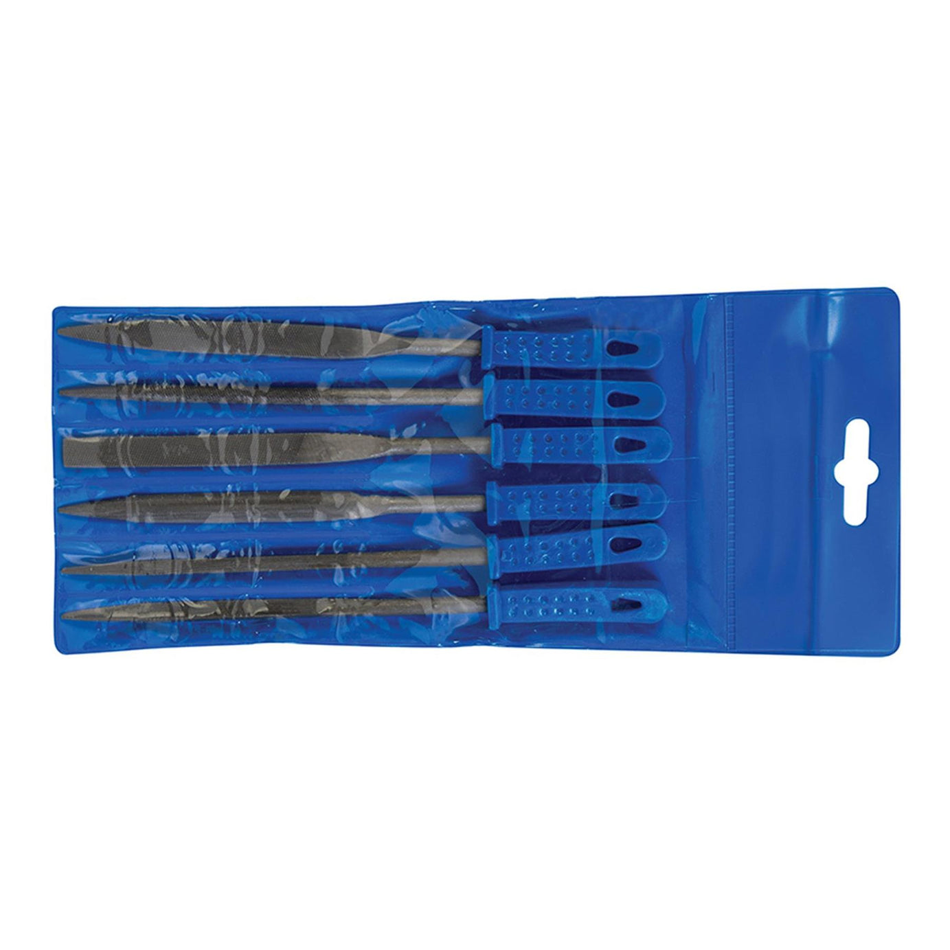 6Pce Warding File Set 100mm Impact-Resistant Plastic Handles Brand New